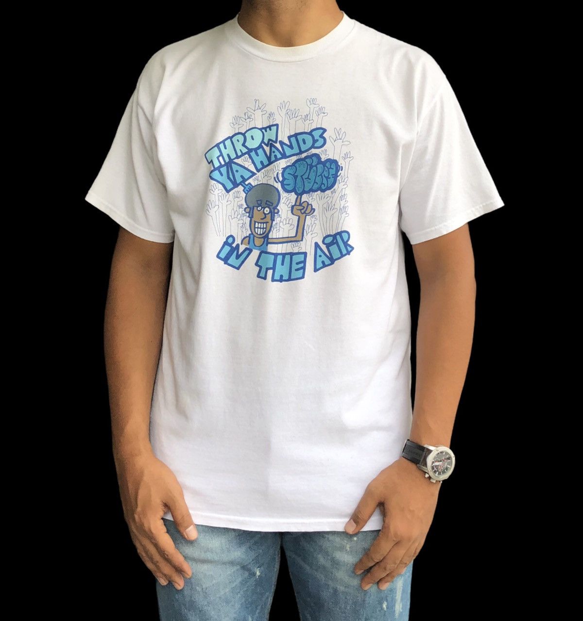 Vintage Stussy Dj Hip Hop Skate Hip Hop T Shirt Hoodie, Sweatshirt | PodTeesHub.com
