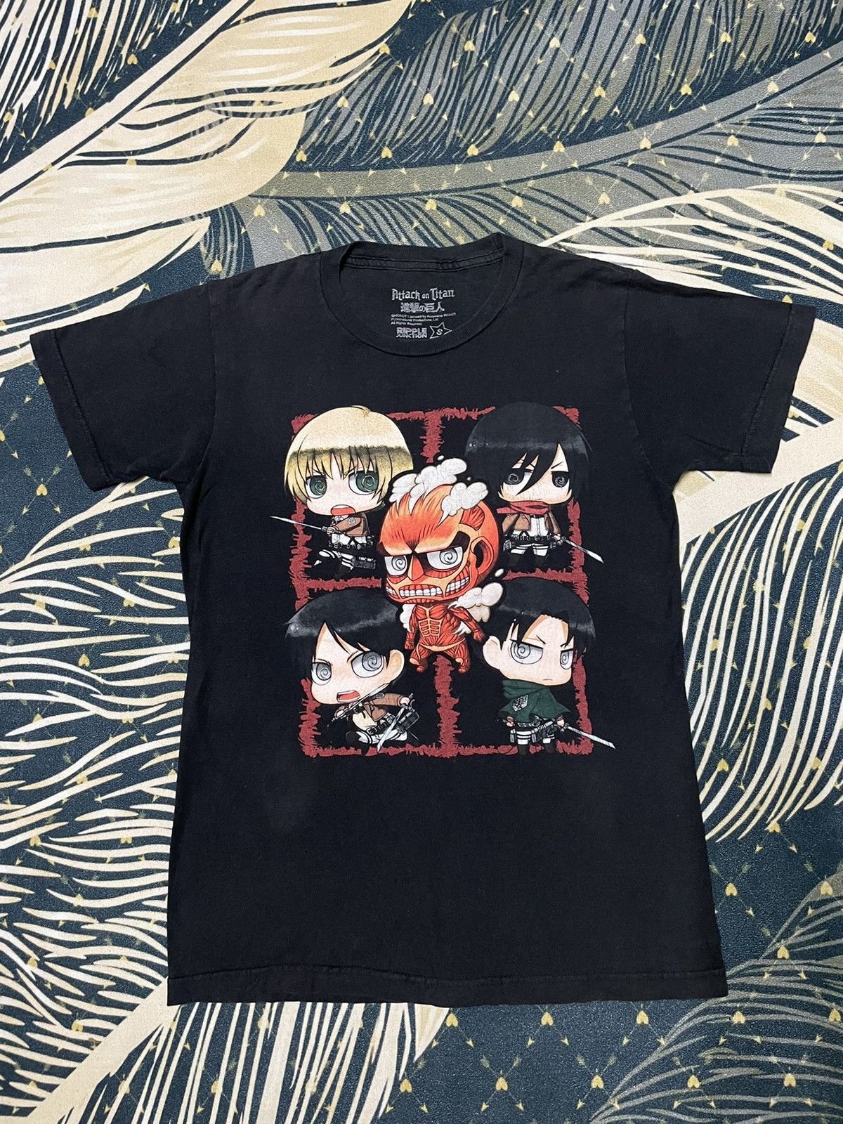 Japanese Brand X Vintage Vintage Attack On Titan Japanese Dark Fantasy Anime T-Shirts, Hoodie, Sweatshirt | PodTeesHub.com