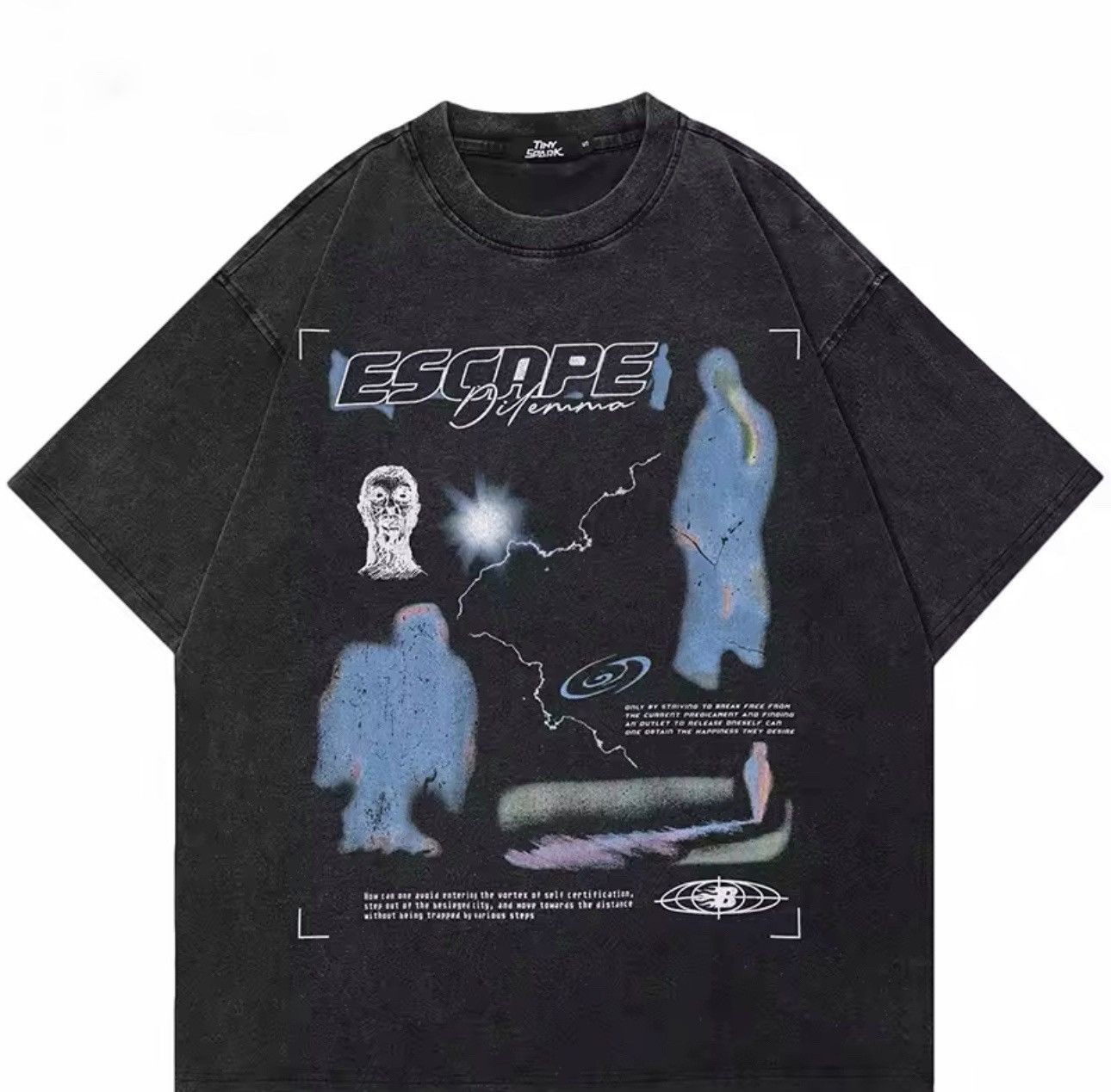 Vintage Washed Retro Style Hip Hop T Shirt Hoodie, Sweatshirt | PodTeesHub.com