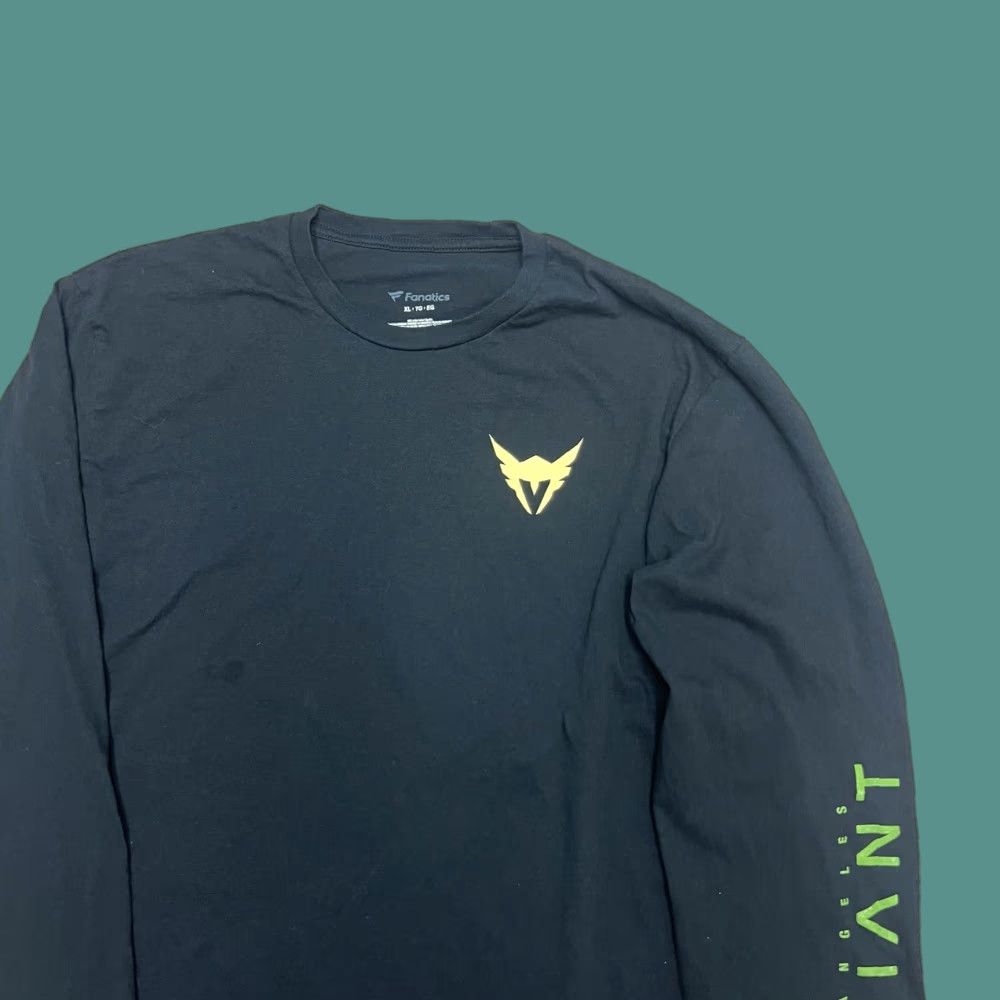 Vintage Overwatch Video Game T Shirt Adult Xl Black Los Angeles Valiant Green Longsleeve Hoodie, Sweatshirt | PodTeesHub.com