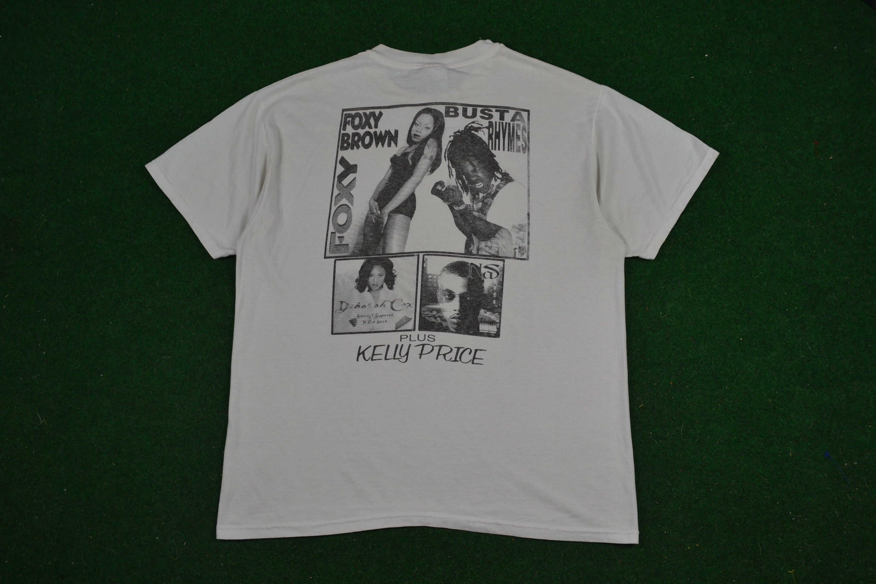 Rap Tees X Vintage R Kelly Nas Bustah Rhymes Kelly Price Rap Tee Shirt Hip 90s Hoodie, Sweatshirt | PodTeesHub.com