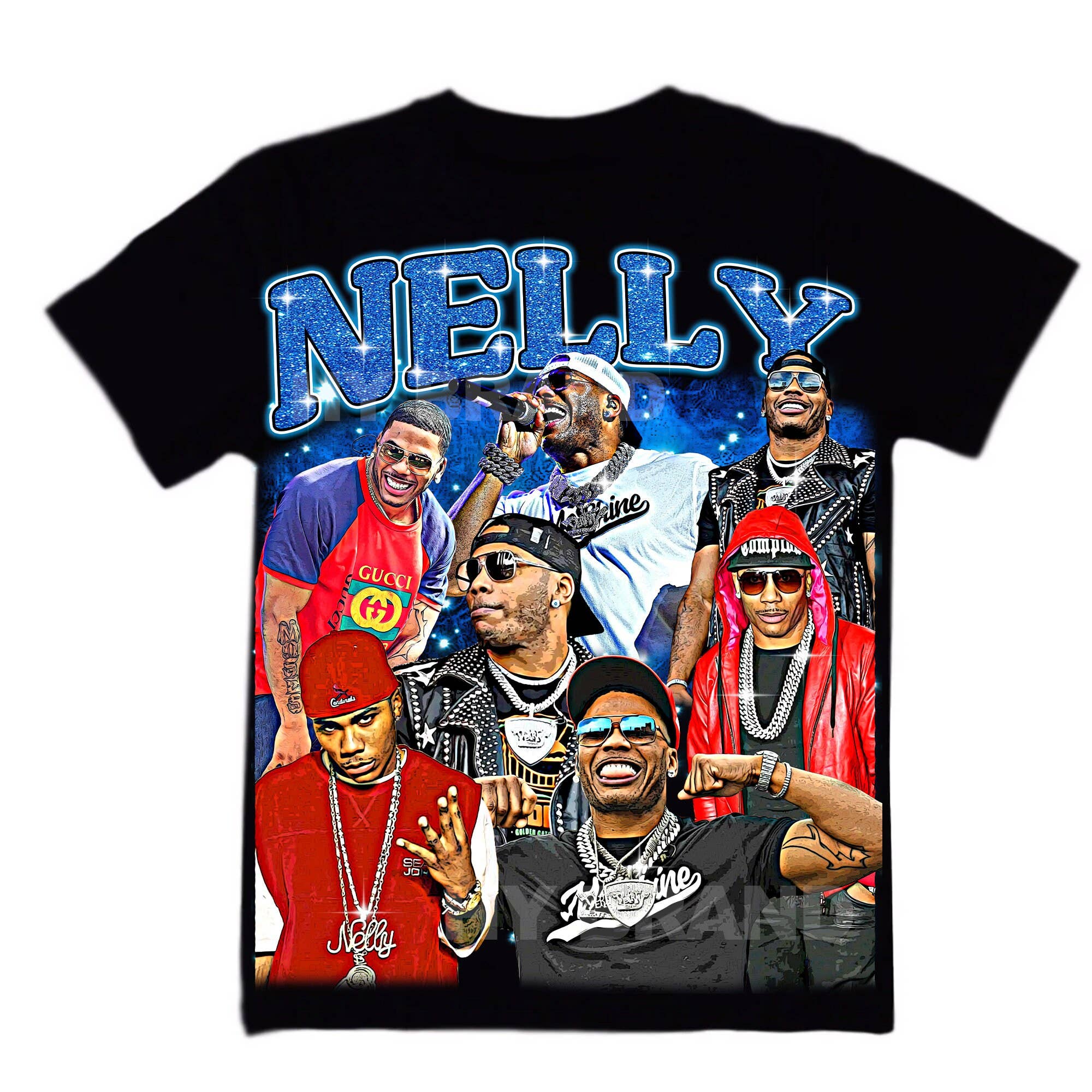 Retro Nelly T-Shirt - 90s Vintage Bootleg Tee, Ready To Prin Hoodie, Sweatshirt | PodTeesHub.com