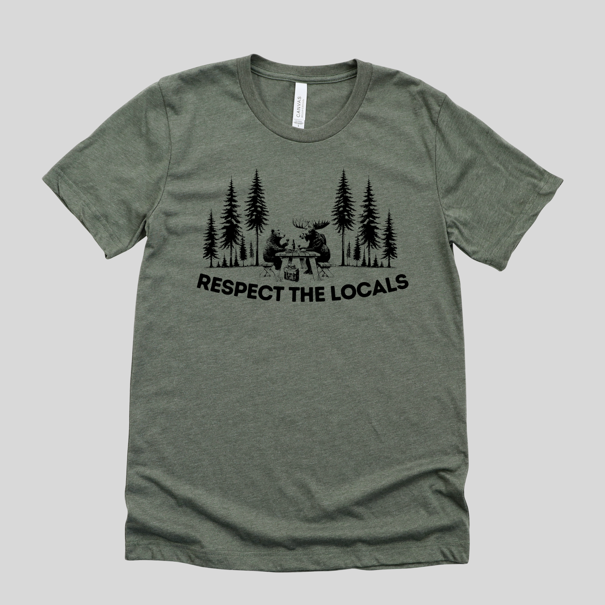 Respect the Locals Wildlife Tshirt 304 Hoodie, Sweatshirt | PodTeesHub.com
