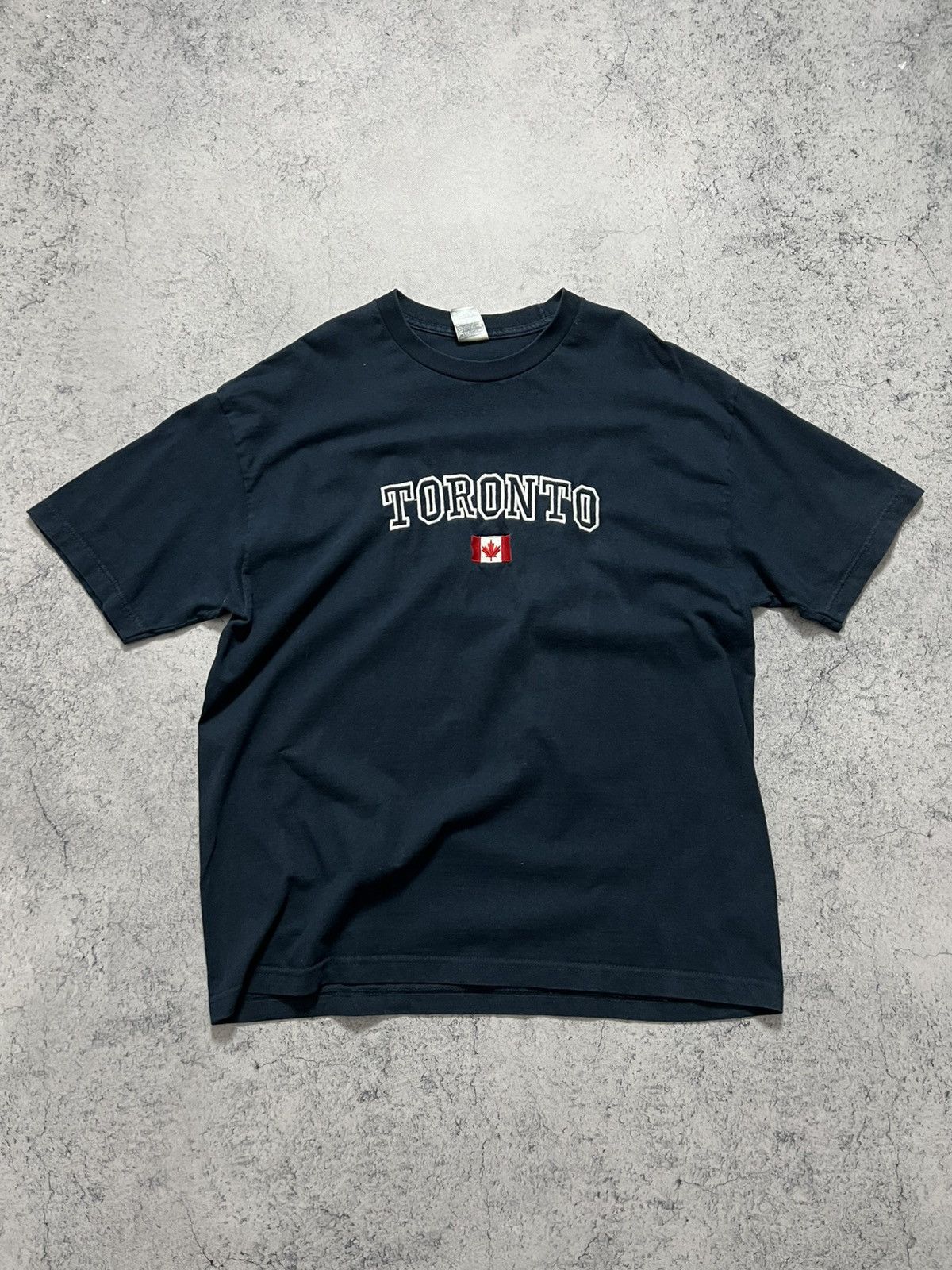 Vintage Toronto T Shirt Embroidered Central Logo Y2k 00s Hoodie, Sweatshirt | PodTeesHub.com