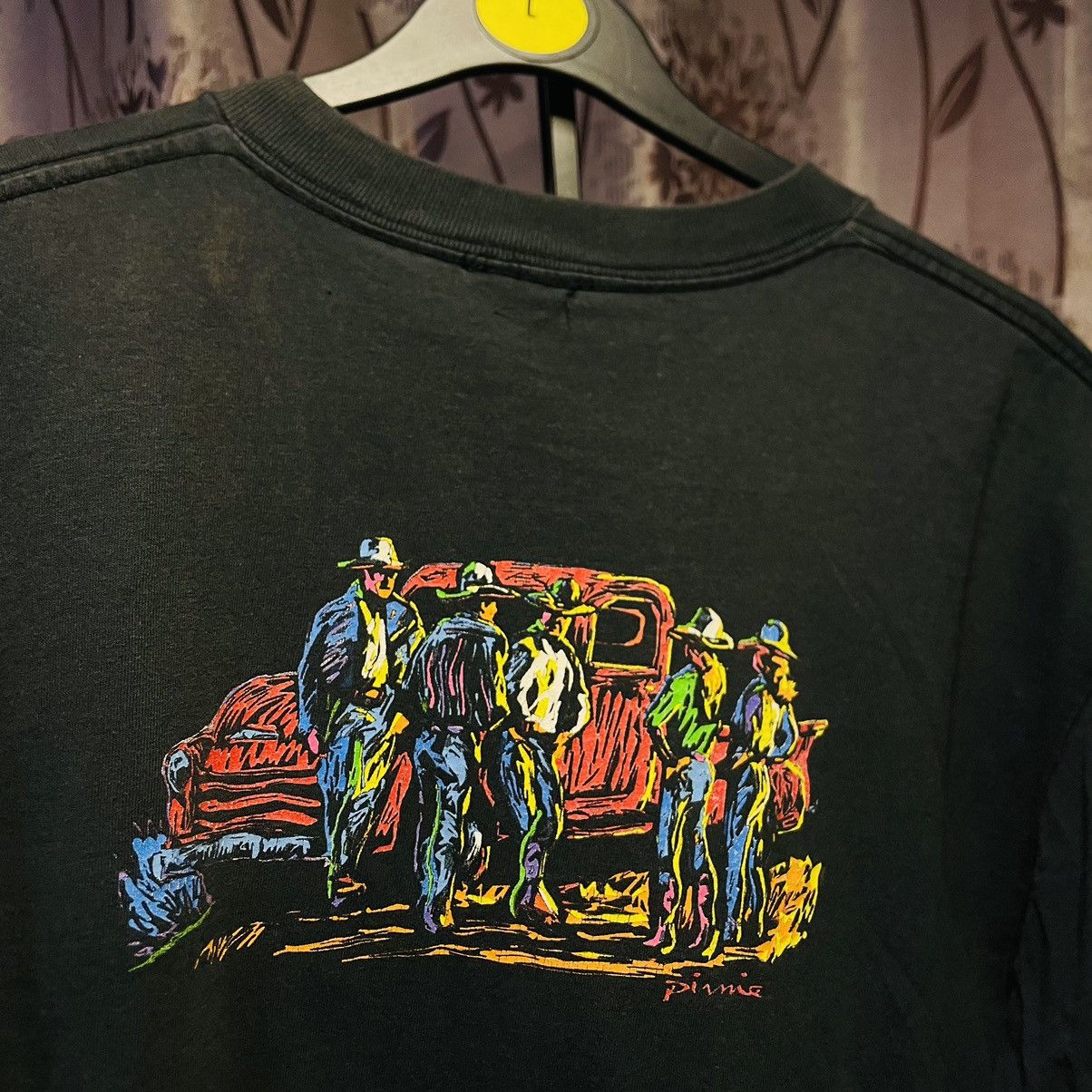 Vintage Wrangler Cowboy Crew Tee Hoodie, Sweatshirt | PodTeesHub.com