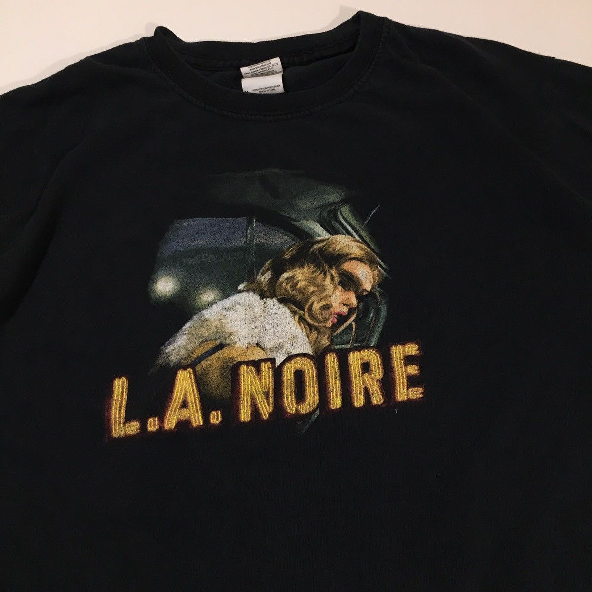 Vintage L A Noire Rockstar Games Tee Shirt Hoodie, Sweatshirt | PodTeesHub.com