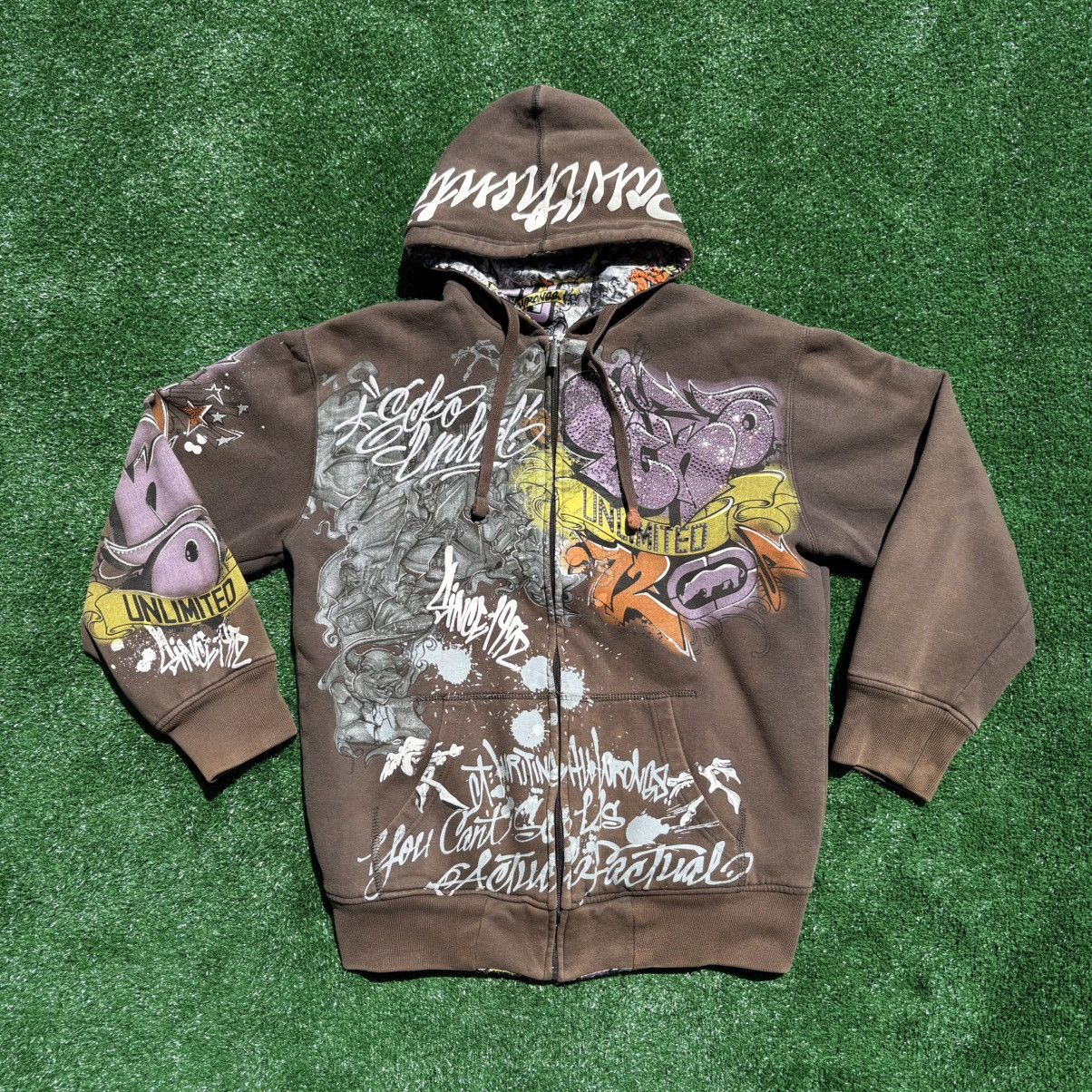Vintage Ecko Unltd Reversible Vintage Hoodie Y2k Full Zip T-Shirts, Sweatshirt | PodTeesHub.com