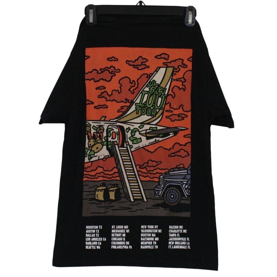 Rap Tees New Lil Baby Iou Tour Tee Double Sided Black Concert Shirt Hoodie, Sweatshirt | PodTeesHub.com