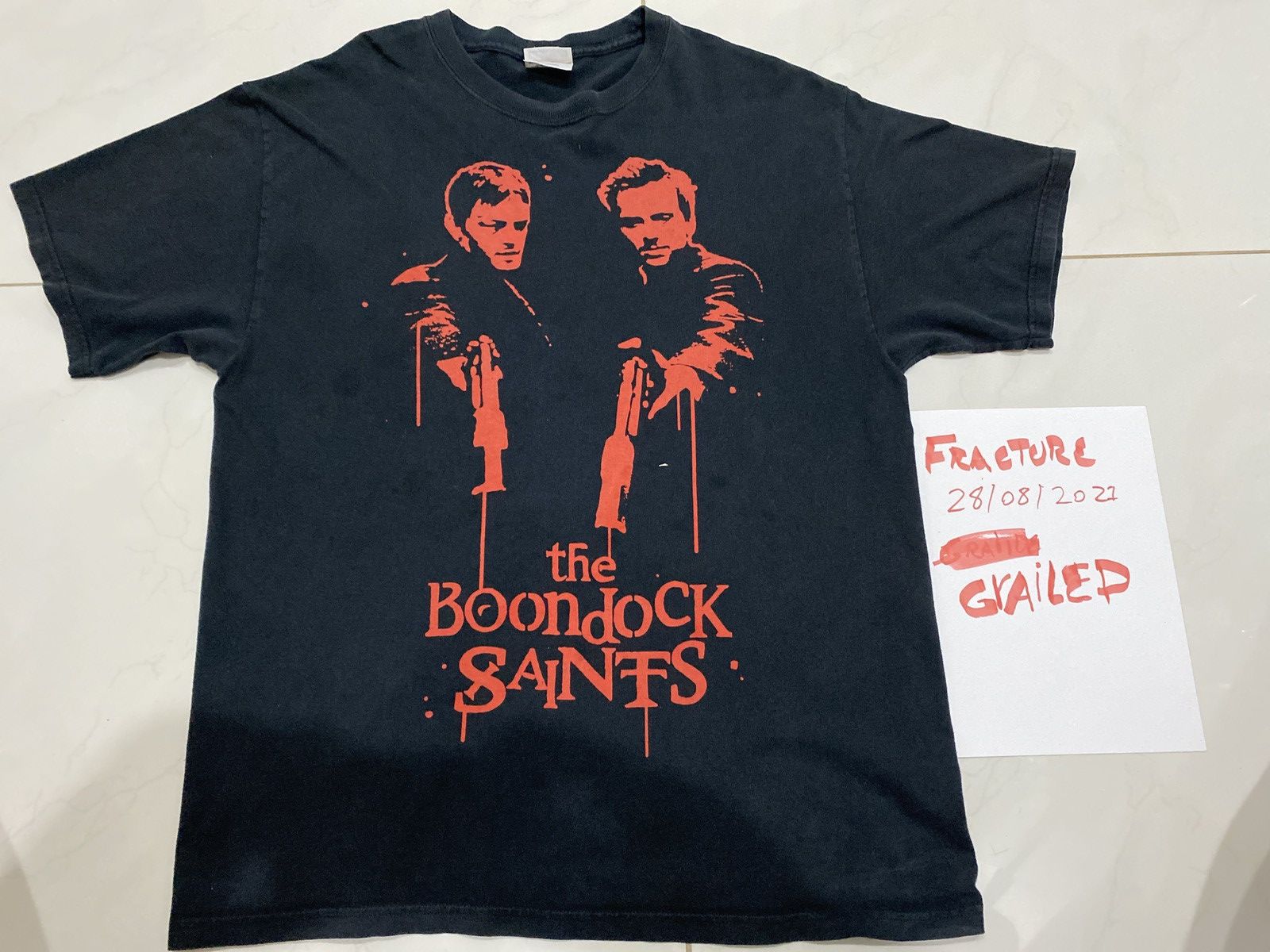 Vintage The Boondock Saints 90s Vintage Movie Film Action Rare Tee Hoodie, Sweatshirt | PodTeesHub.com