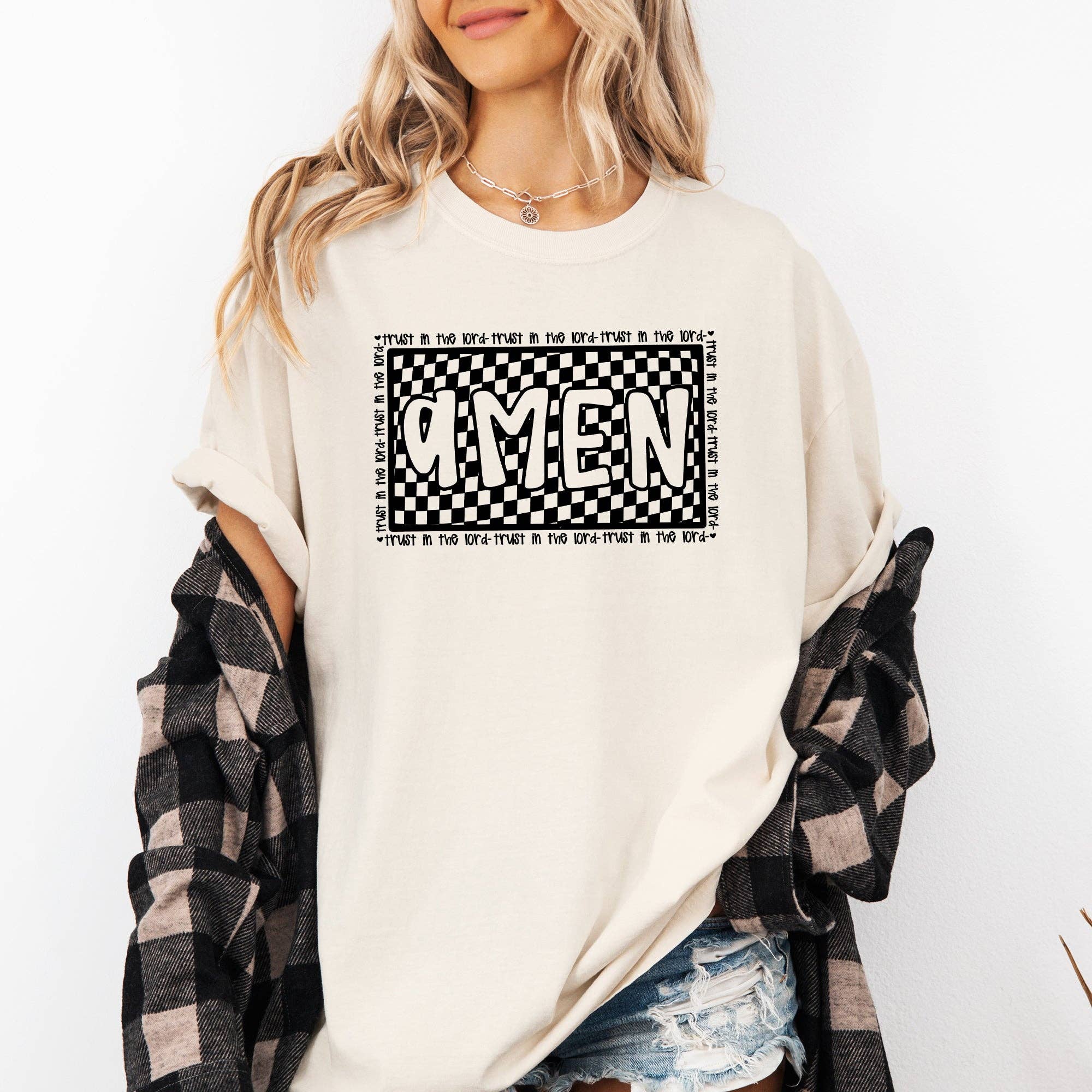 Amen, Trust in the Lord Christian, Jesus Gospel Faith Tshirt Hoodie, Sweatshirt | PodTeesHub.com