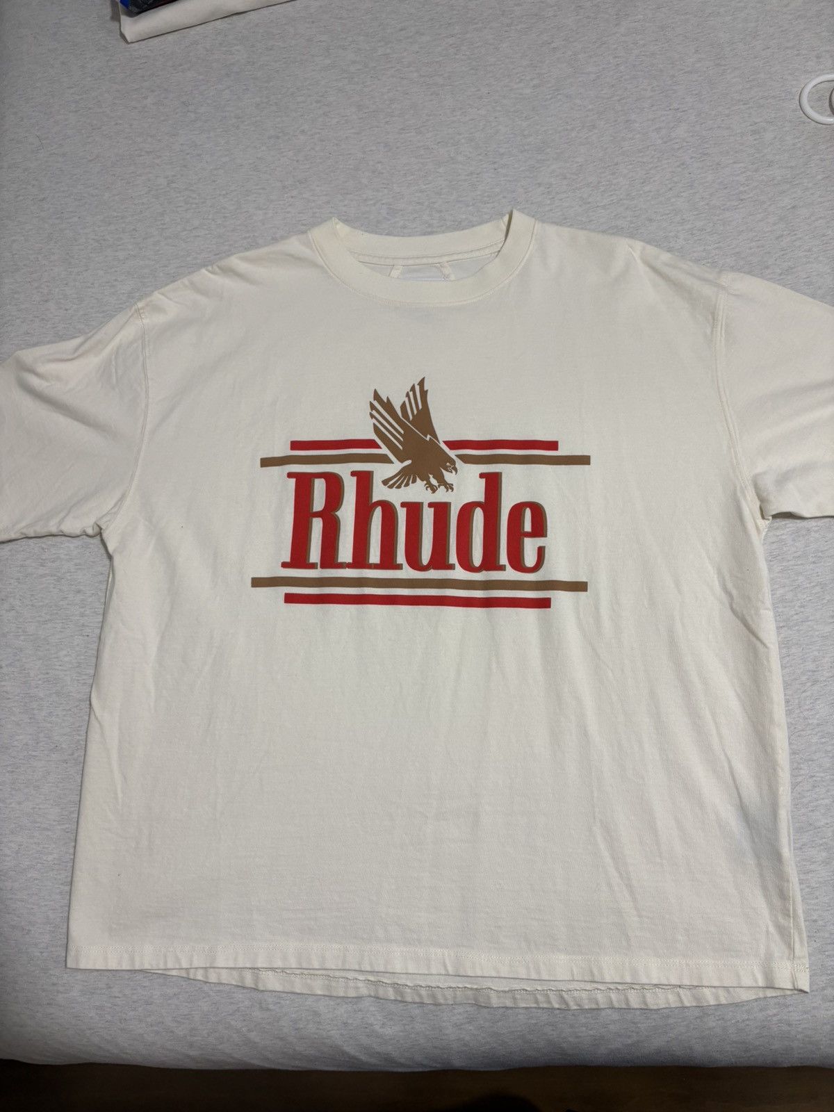 Rhude Rossa Tee Vintage White Hoodie, Sweatshirt | PodTeesHub.com