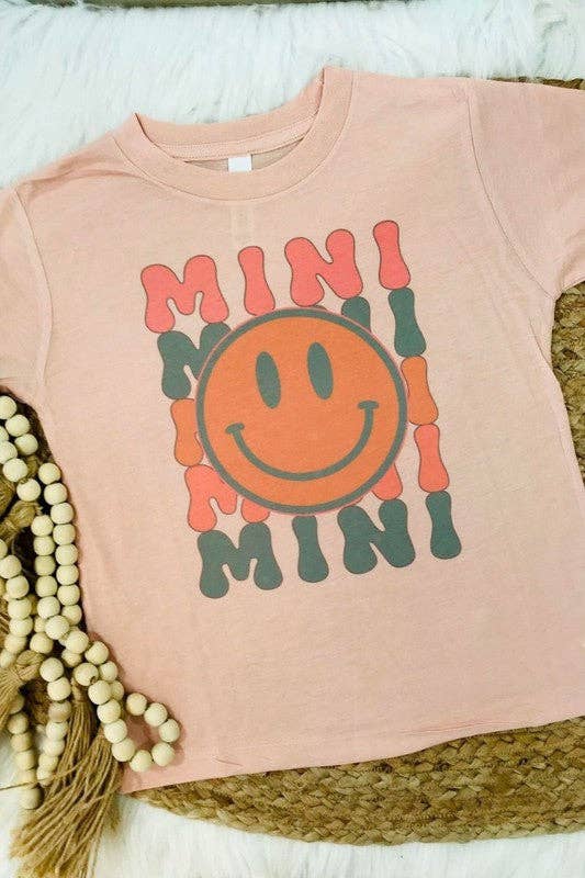 Mini Retro Happy Kids Tee Hoodie, Sweatshirt | PodTeesHub.com