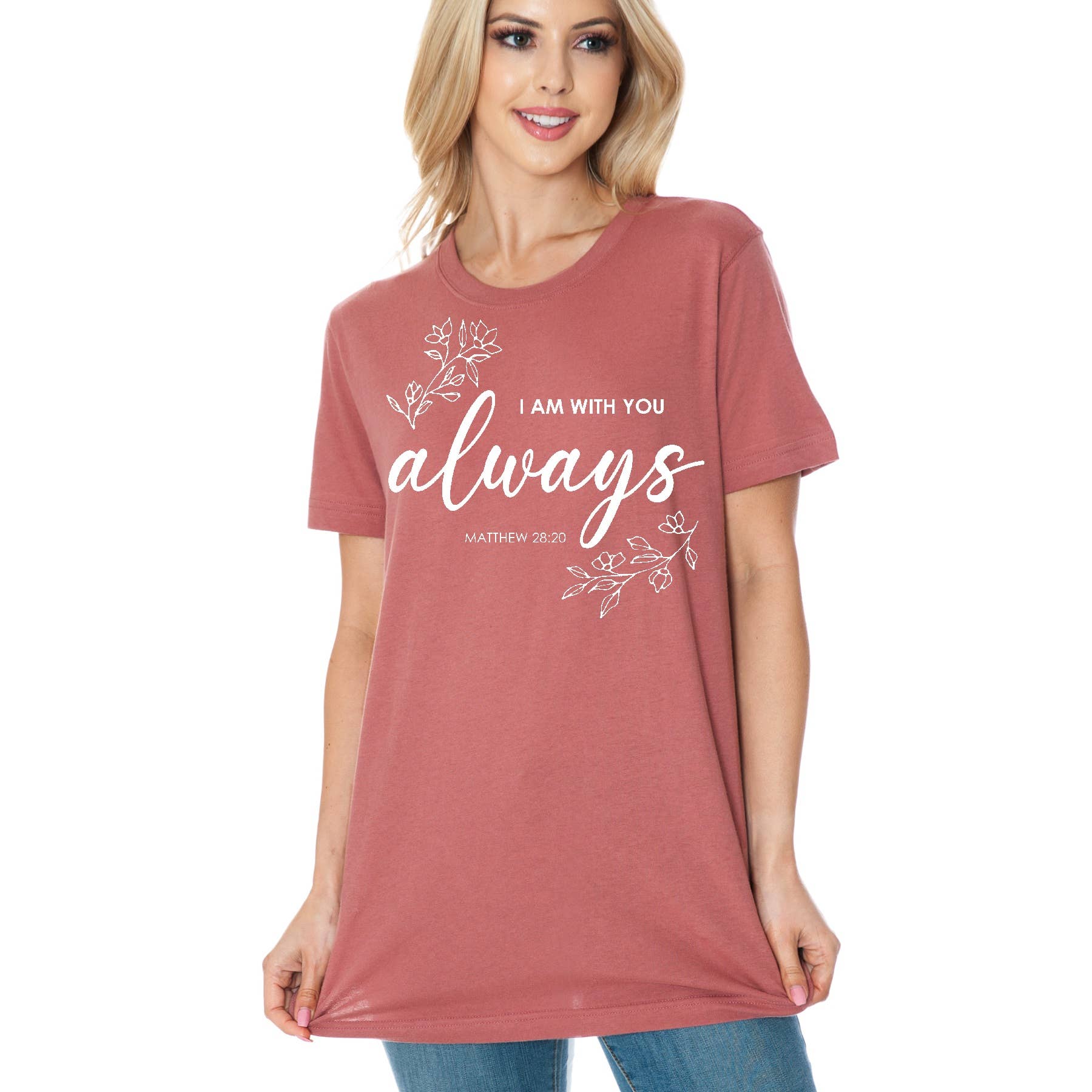 I Am with You Always Mathew Ch 28 Vs 20 Short Sleeve T Shirt Hoodie, Sweatshirt | PodTeesHub.com