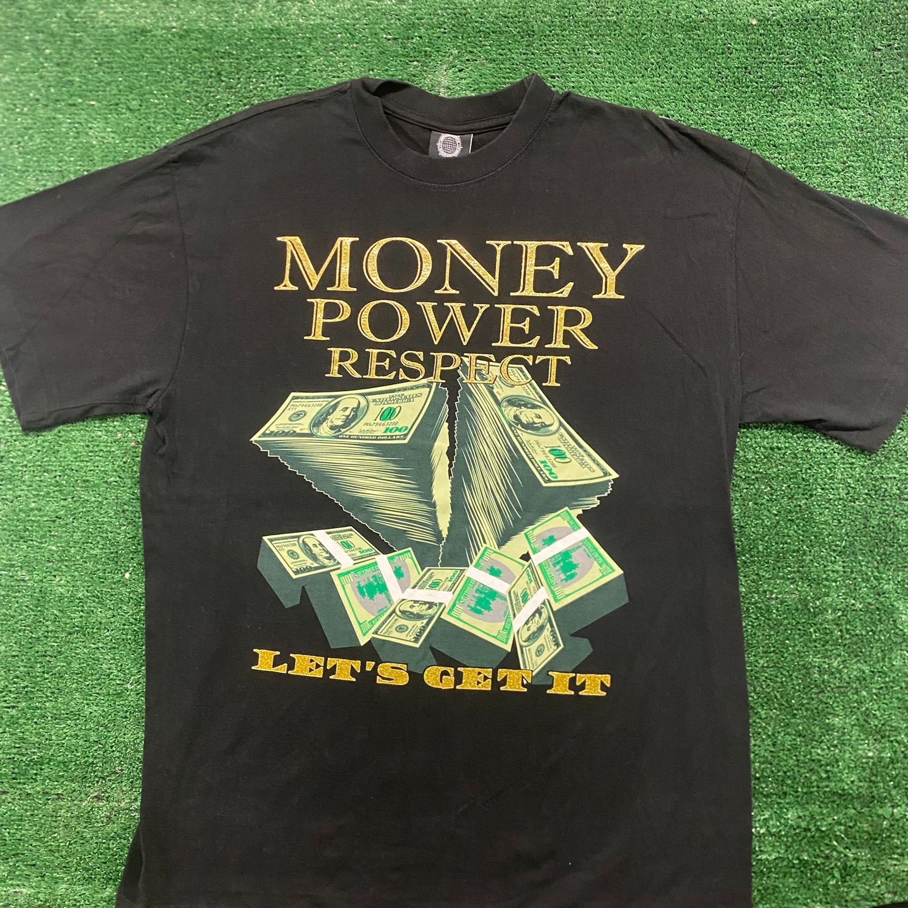 Vintage Y2k Money Power Respect Essential Rap Hip Hop Tee Hoodie, Sweatshirt | PodTeesHub.com