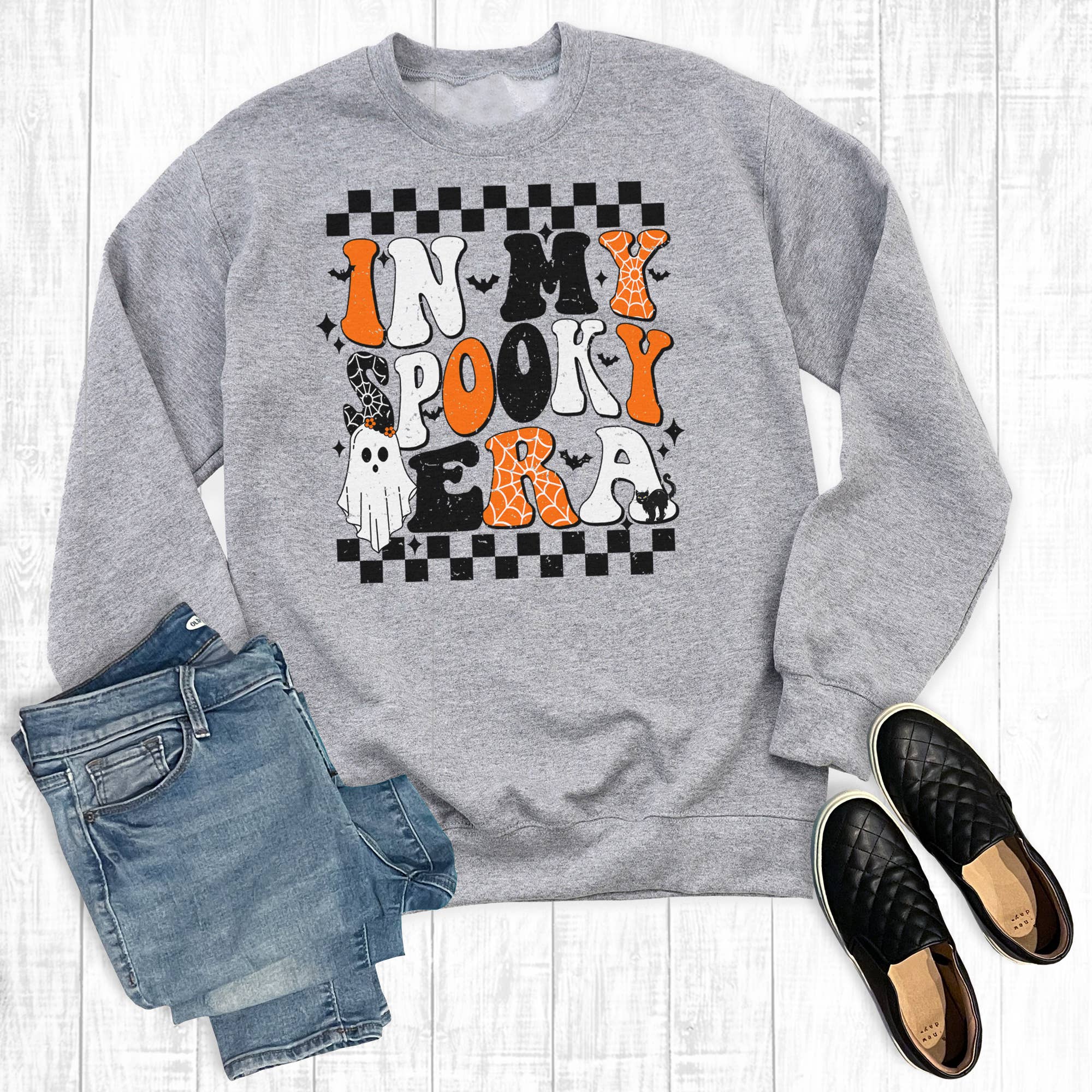 Retro Halloween in My Spooky Era Sweatshirt T-Shirts, Hoodie | PodTeesHub.com