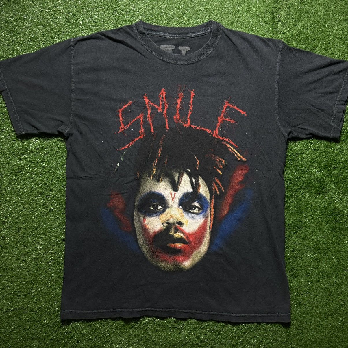 Vlone Juice Wrld Xo Smile Joker Official Merch T-Shirts, Hoodie, Sweatshirt | PodTeesHub.com