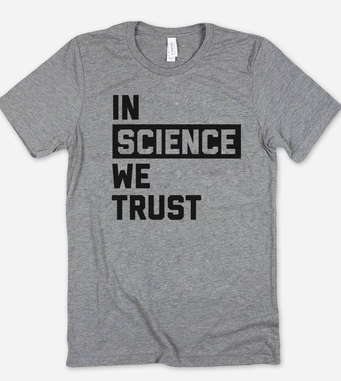 In Science We Trust - Funny Puns Sassy Science Gift T-Shirt Hoodie, Sweatshirt | PodTeesHub.com