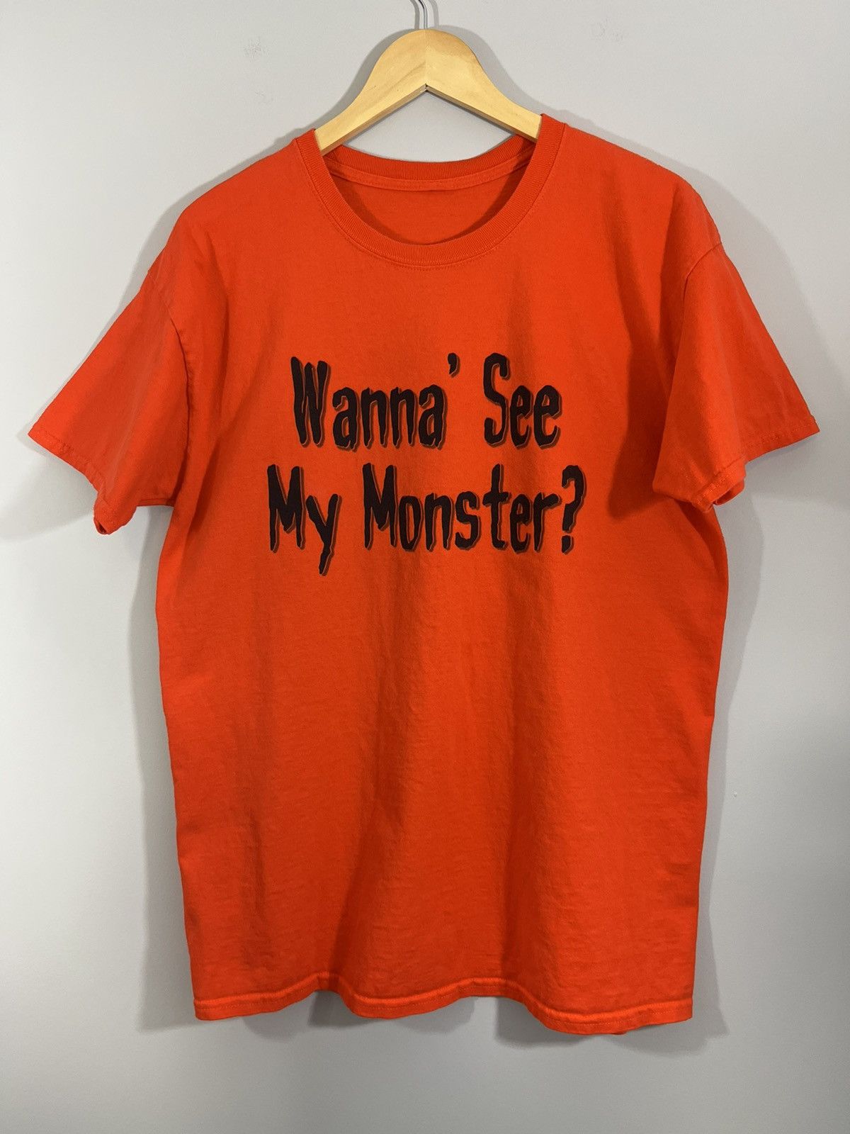 Vintage Wanna See My Monster Sex Joke Funny T-Shirts, Hoodie, Sweatshirt