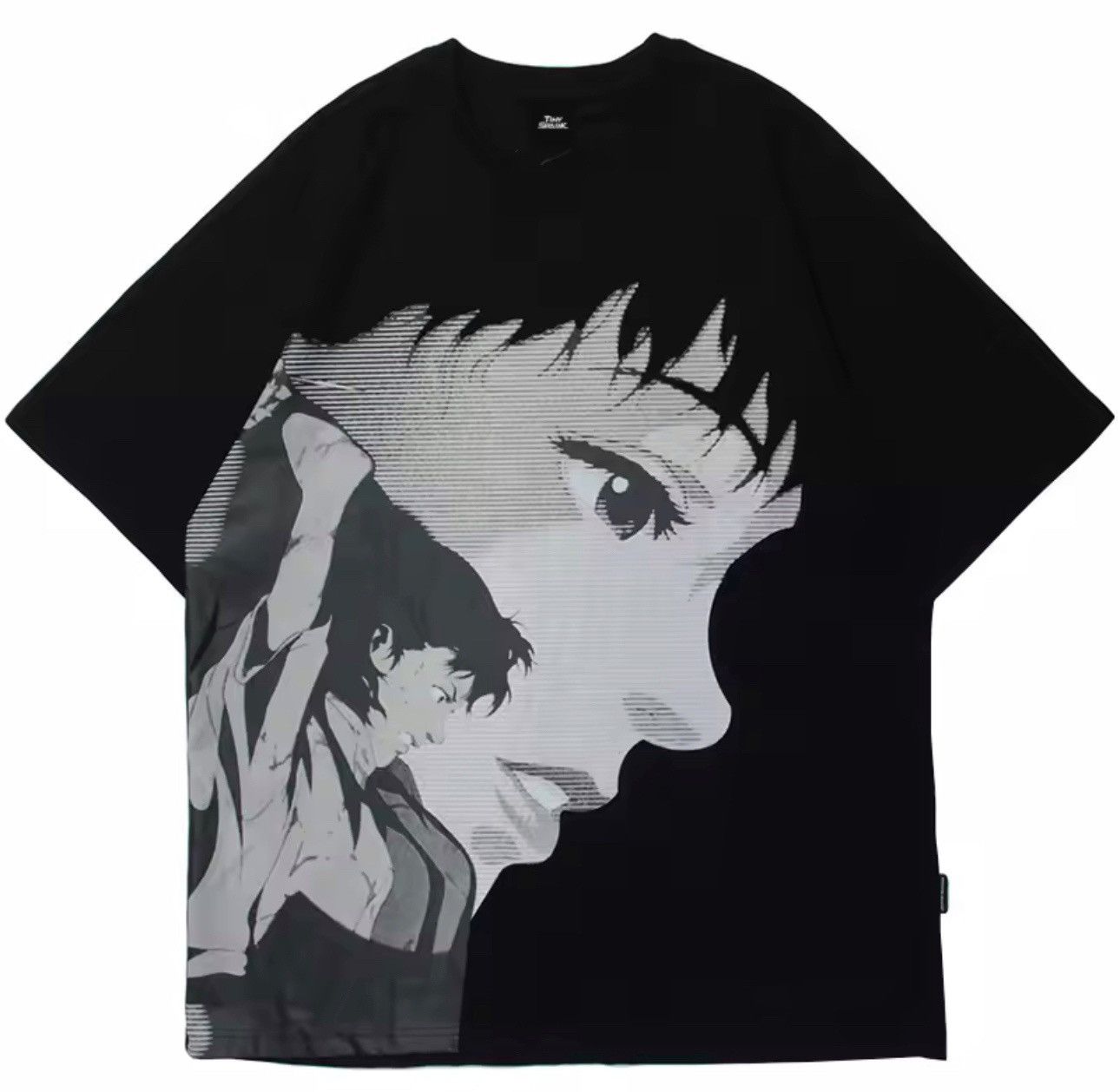 Japanese Brand Cartoon Anime Streetwear Loose Cotton Hip Hop T Shirt Hoodie, Sweatshirt | PodTeesHub.com