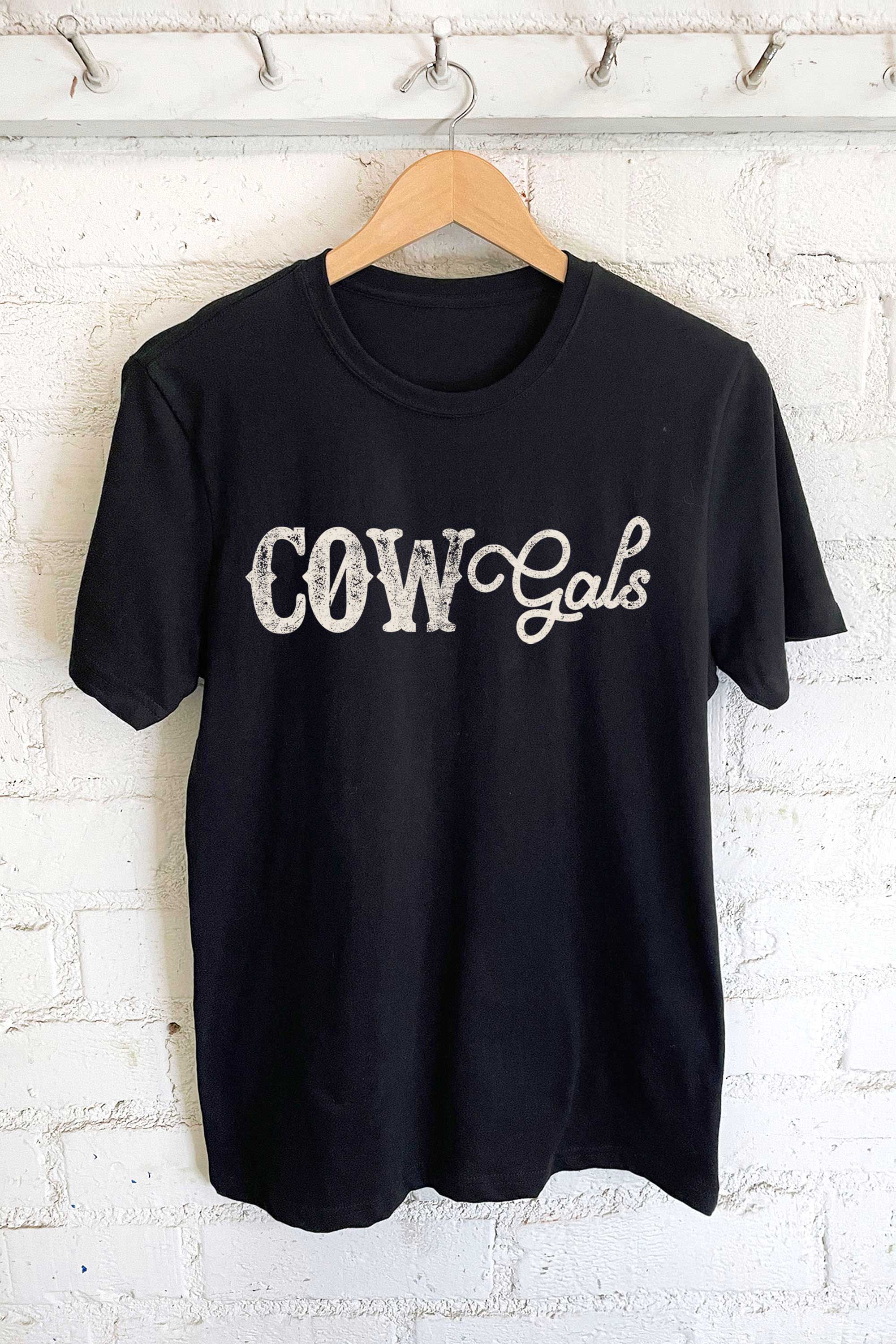 Cow Gals Unisex Screen Printed T-Shirt Hoodie, Sweatshirt | PodTeesHub.com