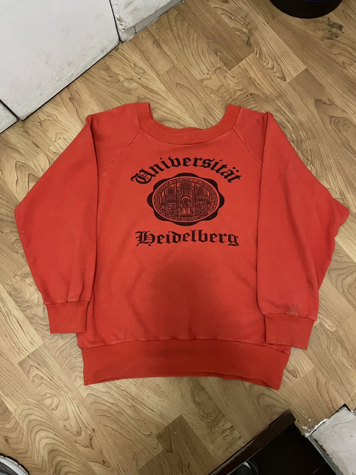 Vintage 1960s German Sweatshirt Universitat Heidelberg T-Shirts, Hoodie | PodTeesHub.com