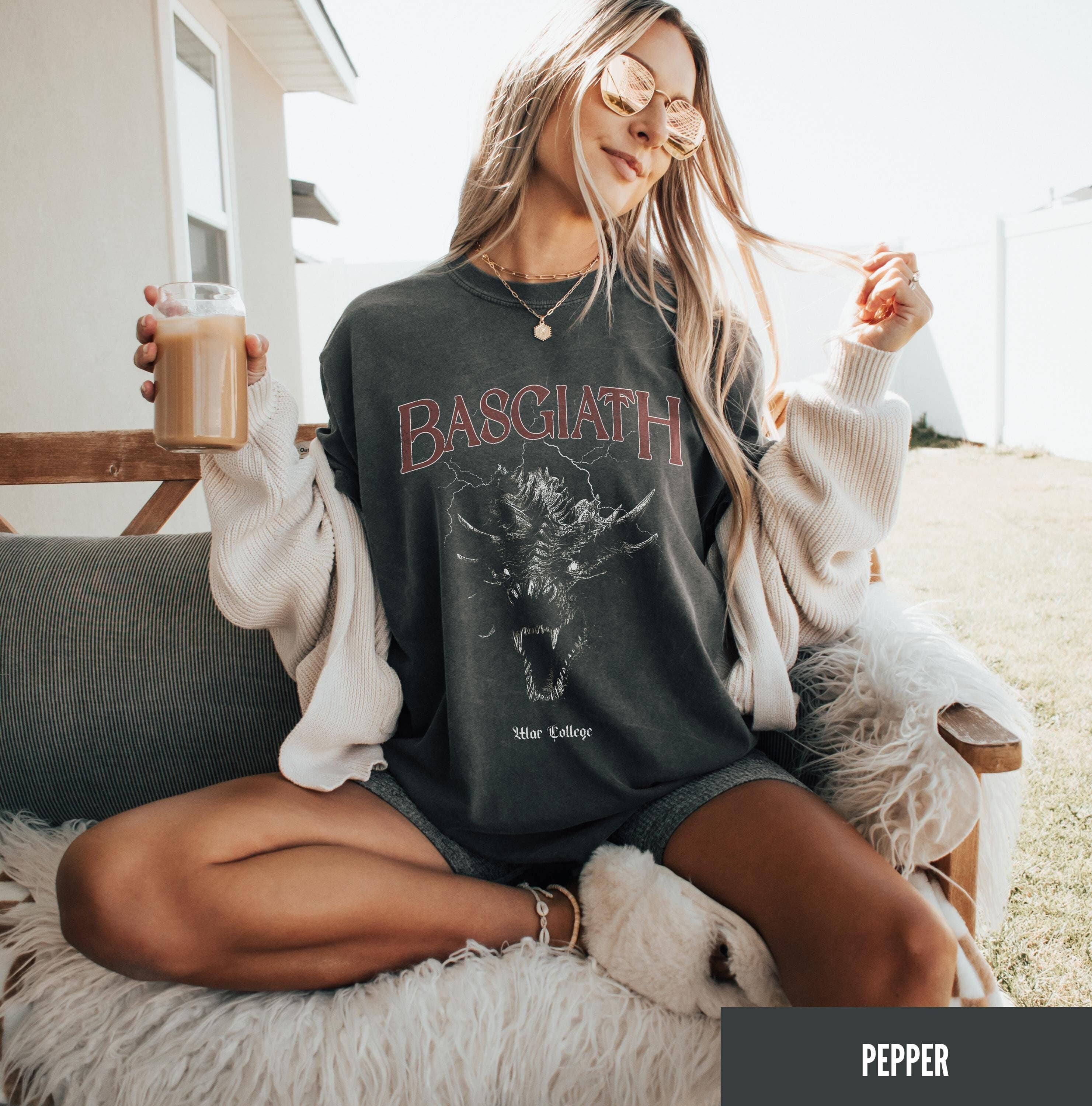 Basgiath War College Shirt - Distressed Iron Flame Merch Hoodie, Sweatshirt | PodTeesHub.com