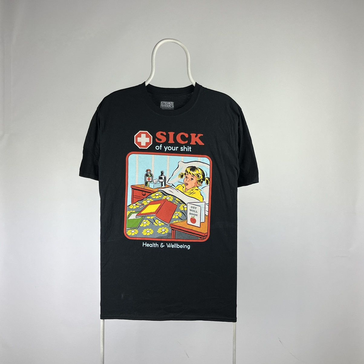 Band Tees Steved Rhodes T Shirt Sick Of Your Shit Size Large Hoodie, Sweatshirt | PodTeesHub.com
