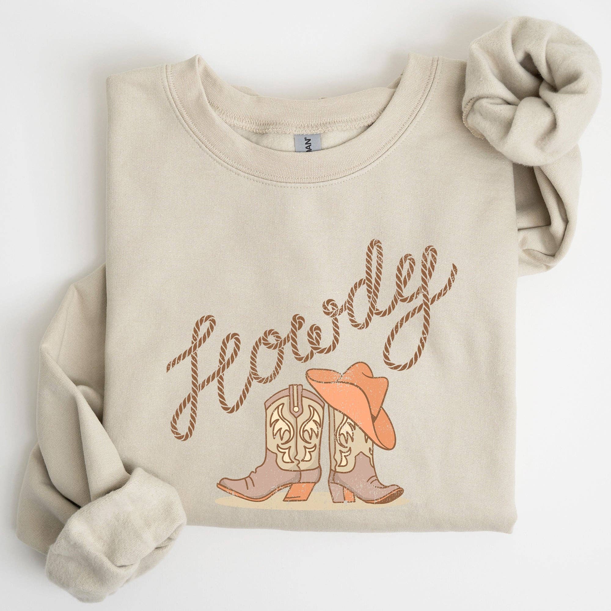 Howdy, Cowboy Boots, Western, Country, Cowgirl, Sweatshirt T-Shirts, Hoodie | PodTeesHub.com