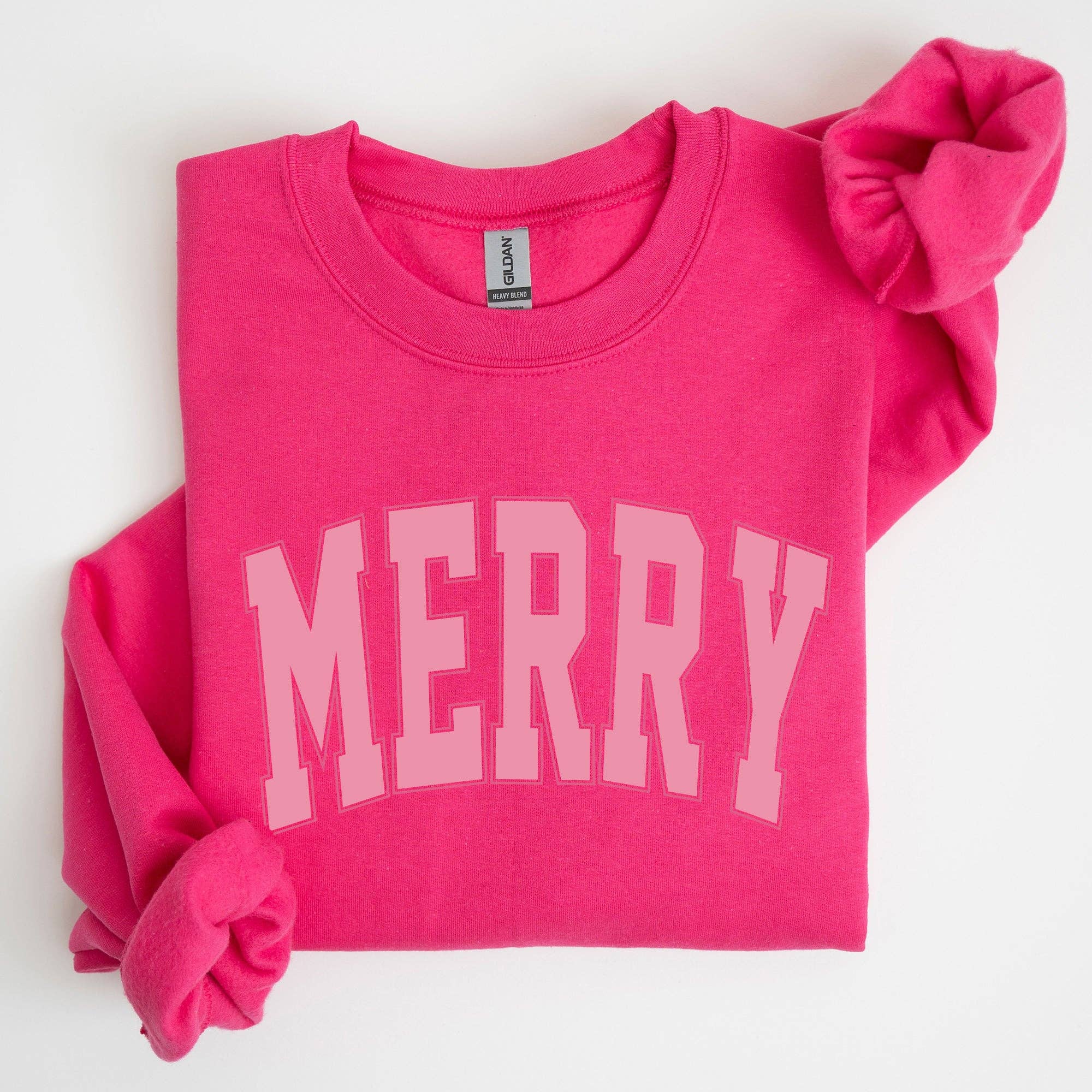 Merry, Varsity, Collegiate, Christmas, Santa Xmas Sweatshirt T-Shirts, Hoodie | PodTeesHub.com