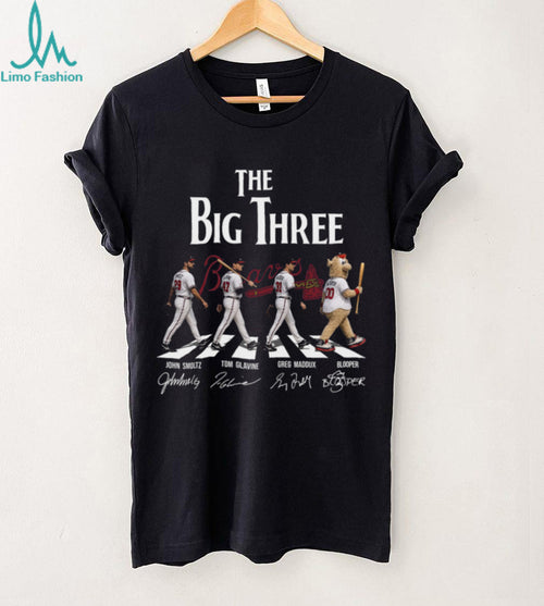 1990s Atlanta Braves The Big Three Vintage Baseball Team Men Women MLB Fans Shirt