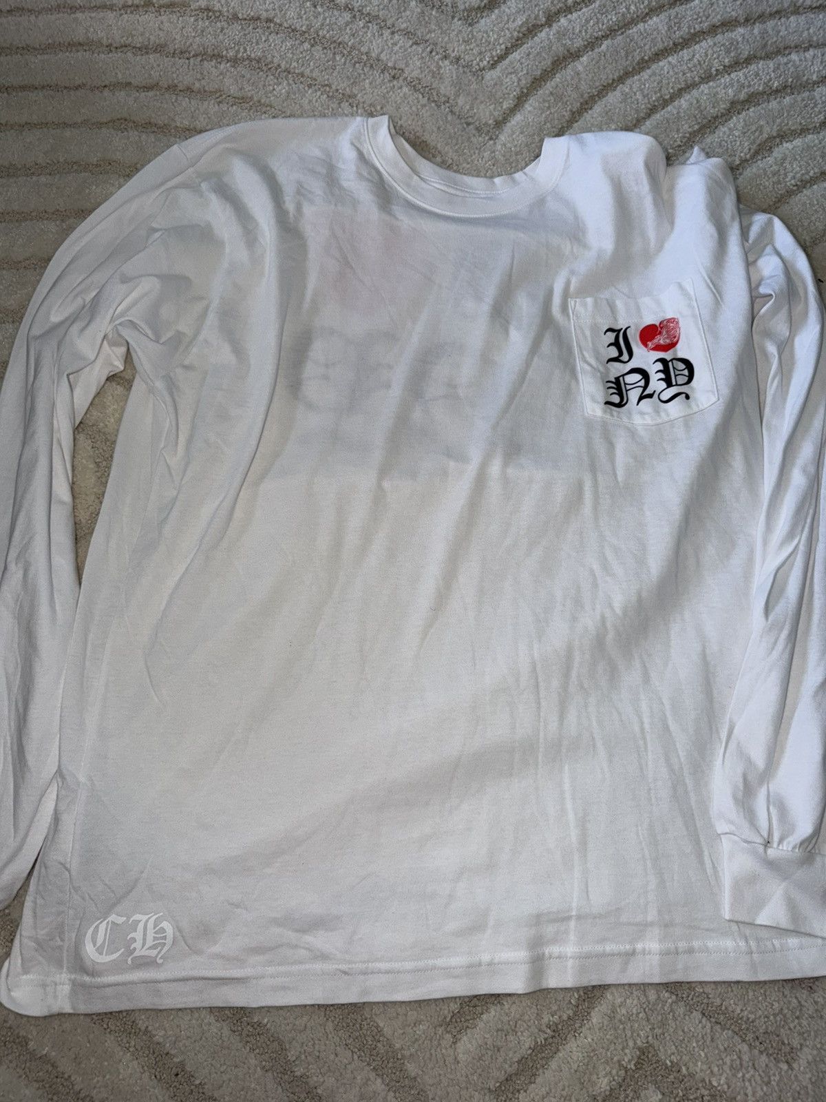 Chrome Hearts I Love Ny Chrome Hearts Long Sleeve T-Shirts, Hoodie, Sweatshirt | PodTeesHub.com