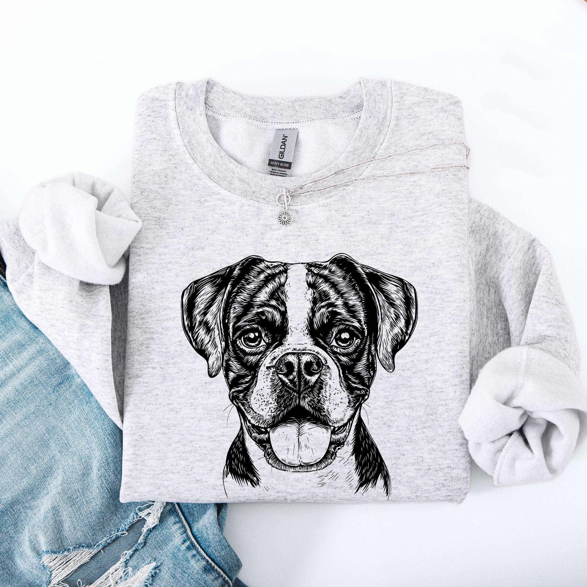 Boxer, Pet, Dog Breed Sweatshirt T-Shirts, Hoodie | PodTeesHub.com