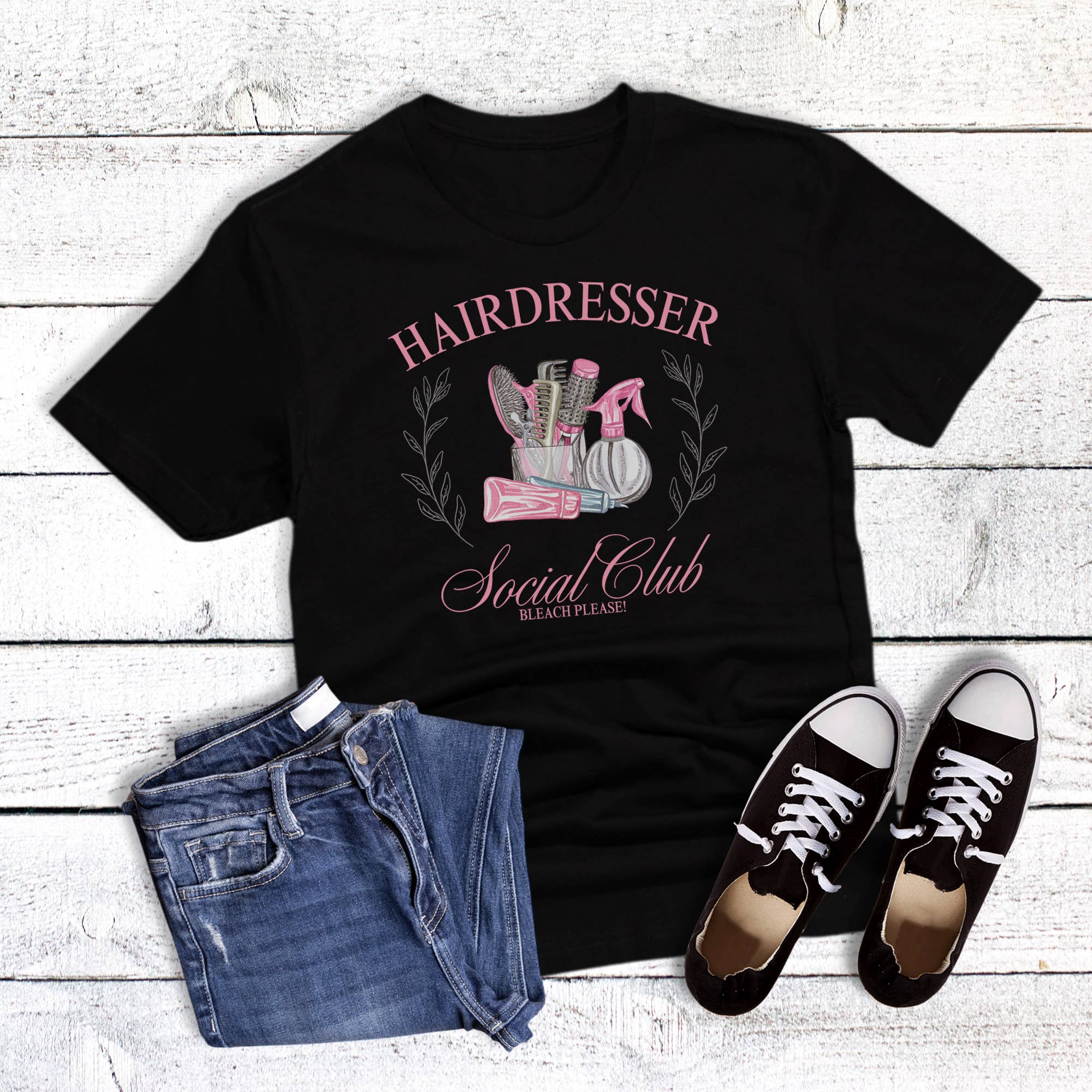 Hairdresser Social Club Graphic Tee Hoodie, Sweatshirt | PodTeesHub.com