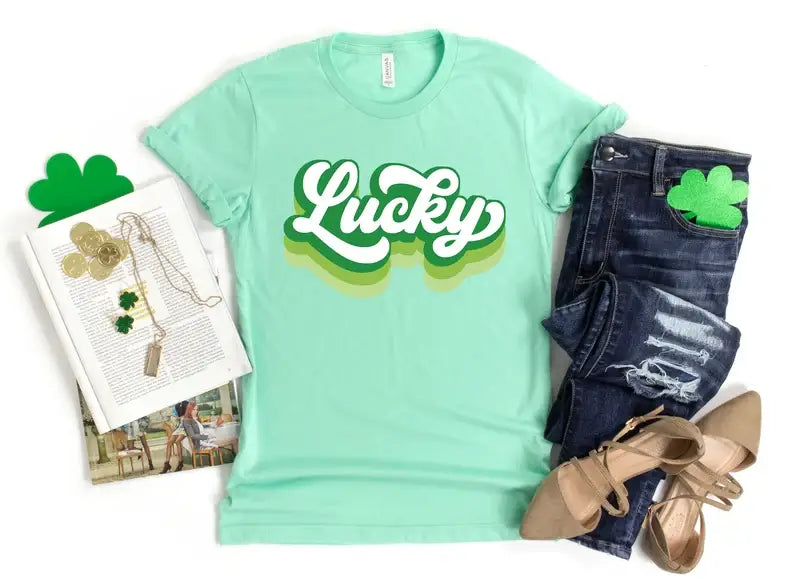Retro Lucky T-Shirt Hoodie, Sweatshirt | PodTeesHub.com