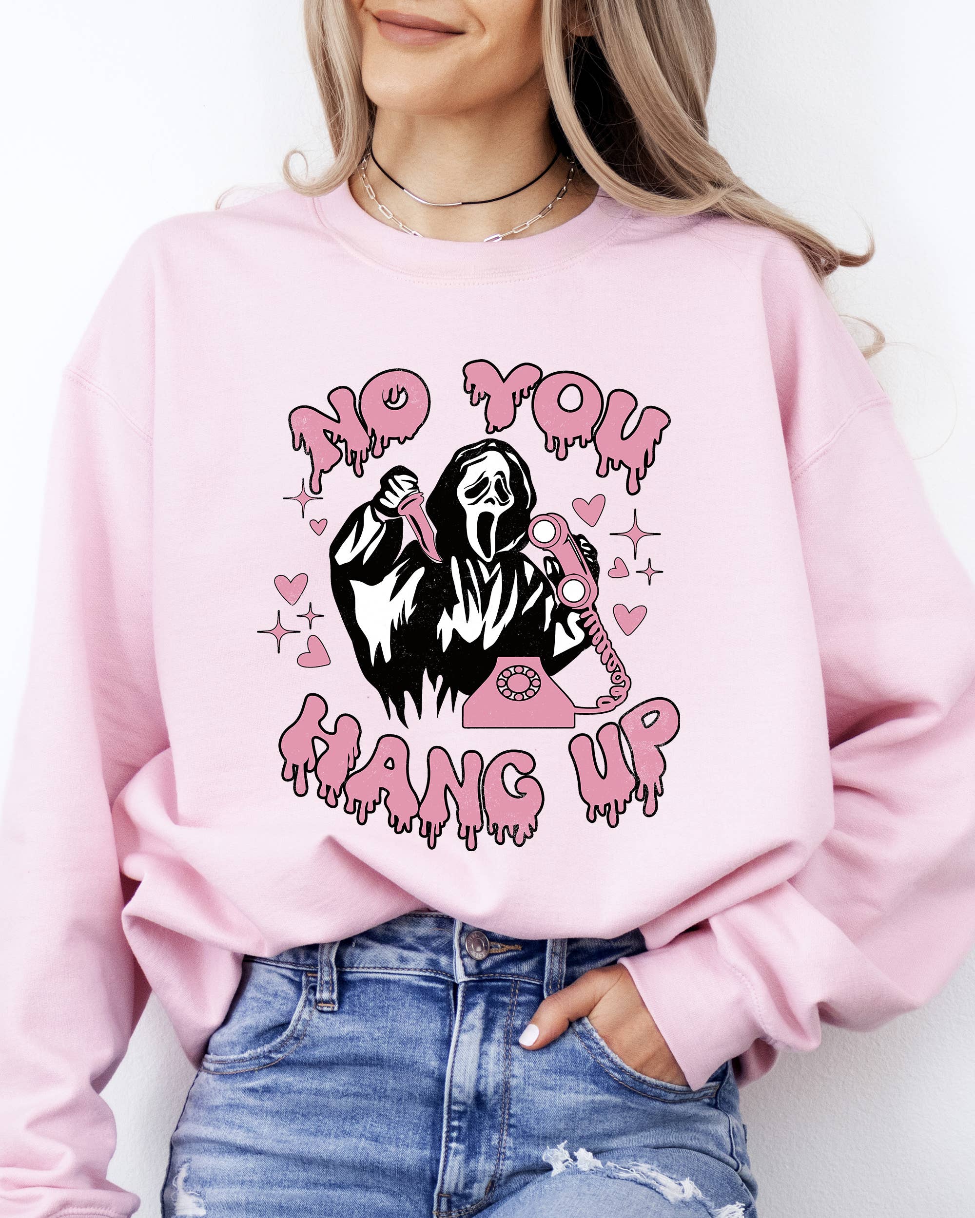 No You Hang Up Halloween Sweatshirt T-Shirts, Hoodie | PodTeesHub.com