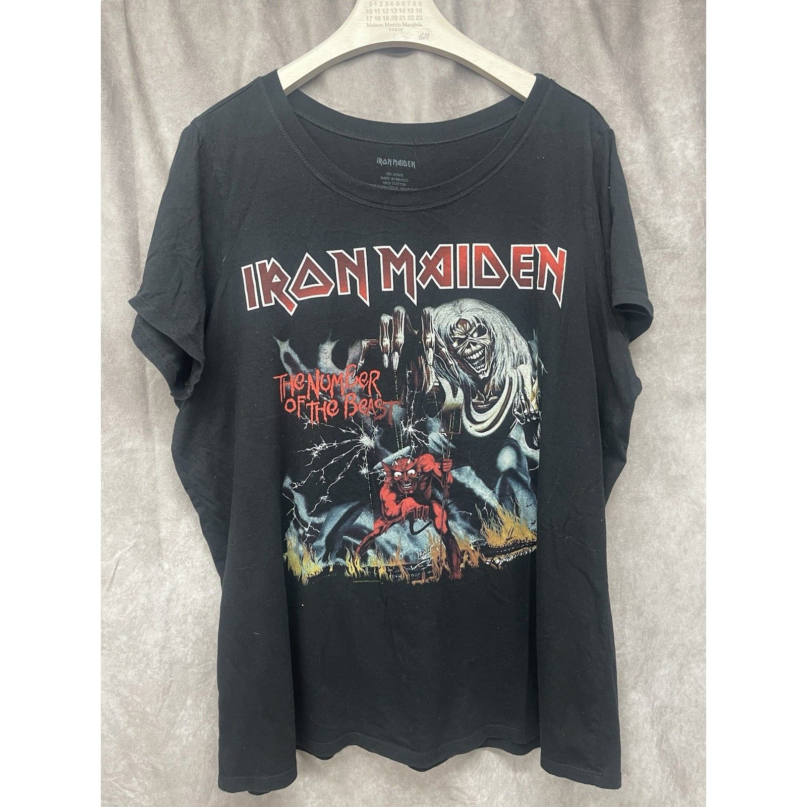 Maiden Vtg Iron Maiden Number Beast S T-Shirts, Hoodie, Sweatshirt