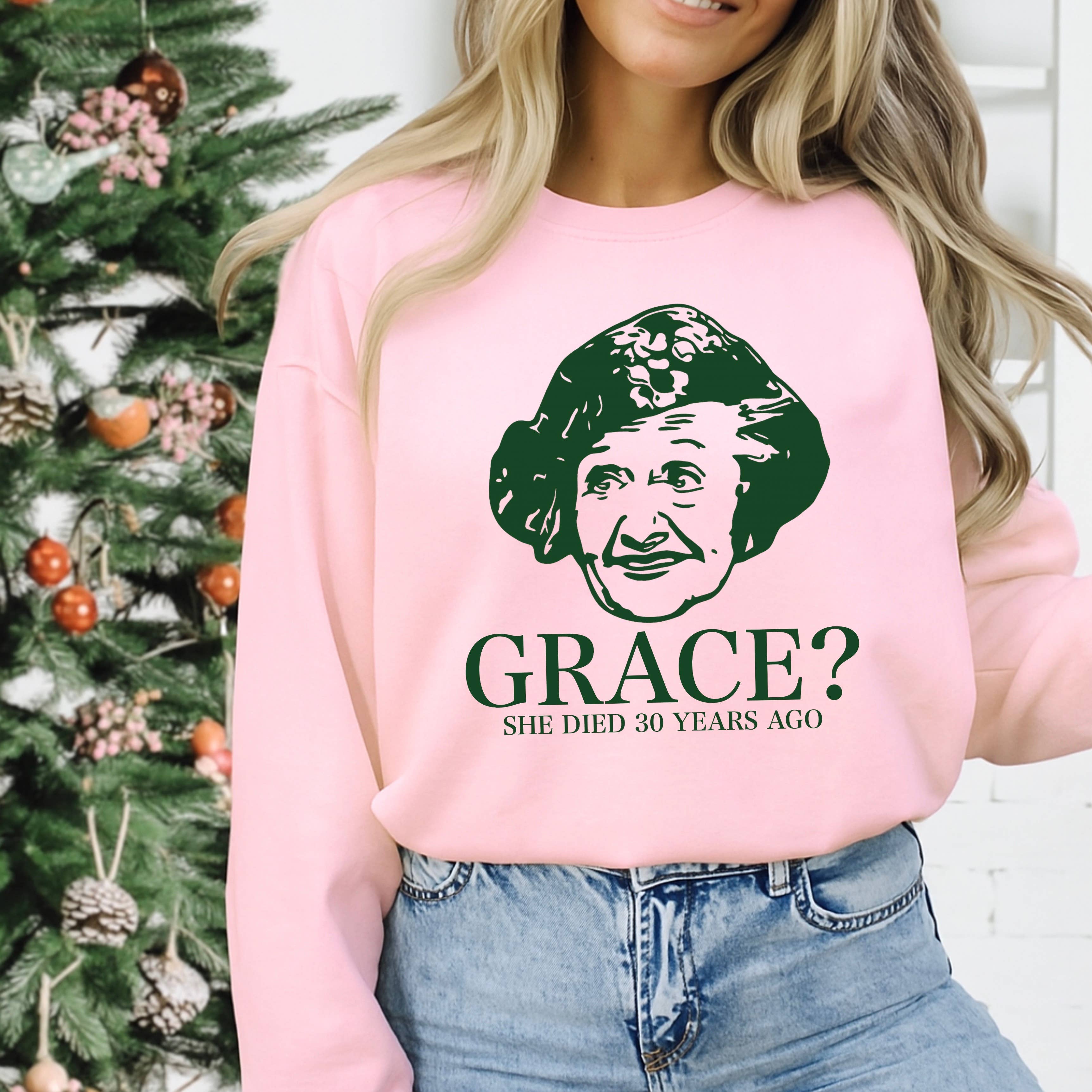 Grace ? Christmas Movie Christmas Sweatshirt | Gildan T-Shirts, Hoodie | PodTeesHub.com
