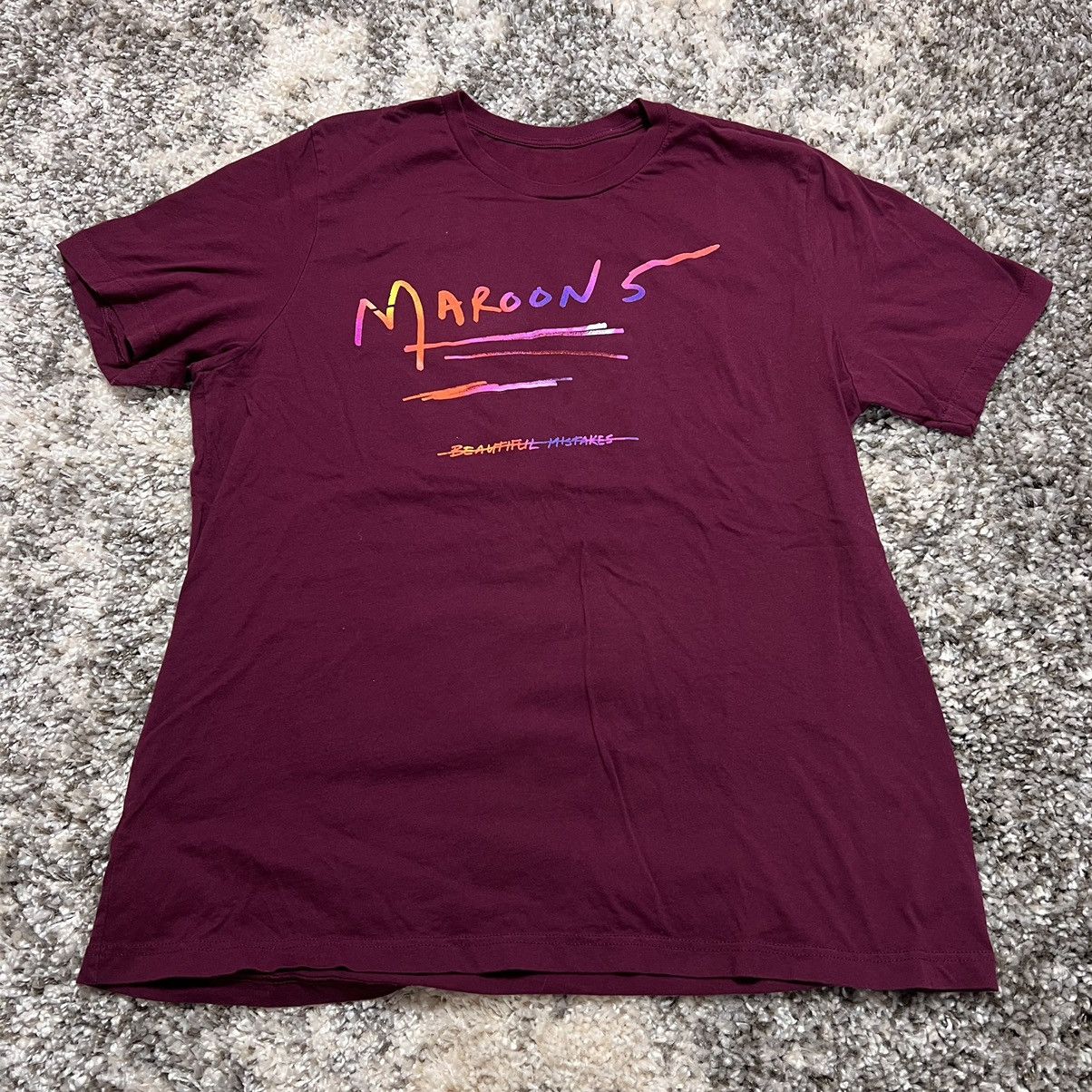 Band Tees Maroon 5 Beautiful Mistakes Shirt Size Xl 2xl Hoodie, Sweatshirt | PodTeesHub.com
