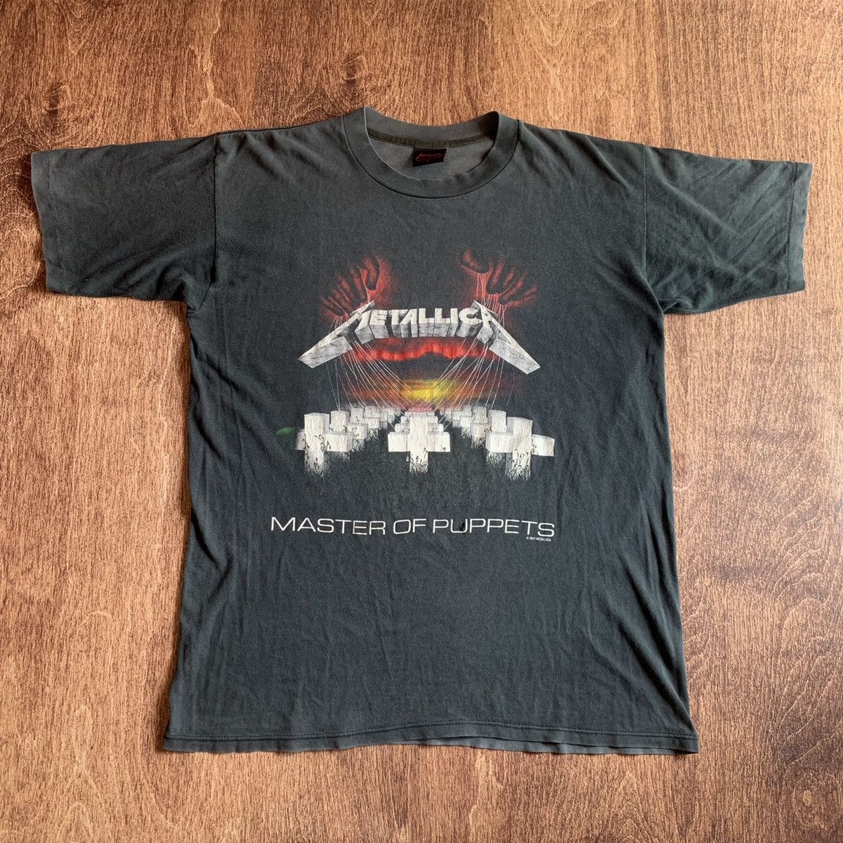 Metallica X Vintage Very Rare Vintage 80s Metallica Master Of Puppets T Shirt Hoodie, Sweatshirt | PodTeesHub.com