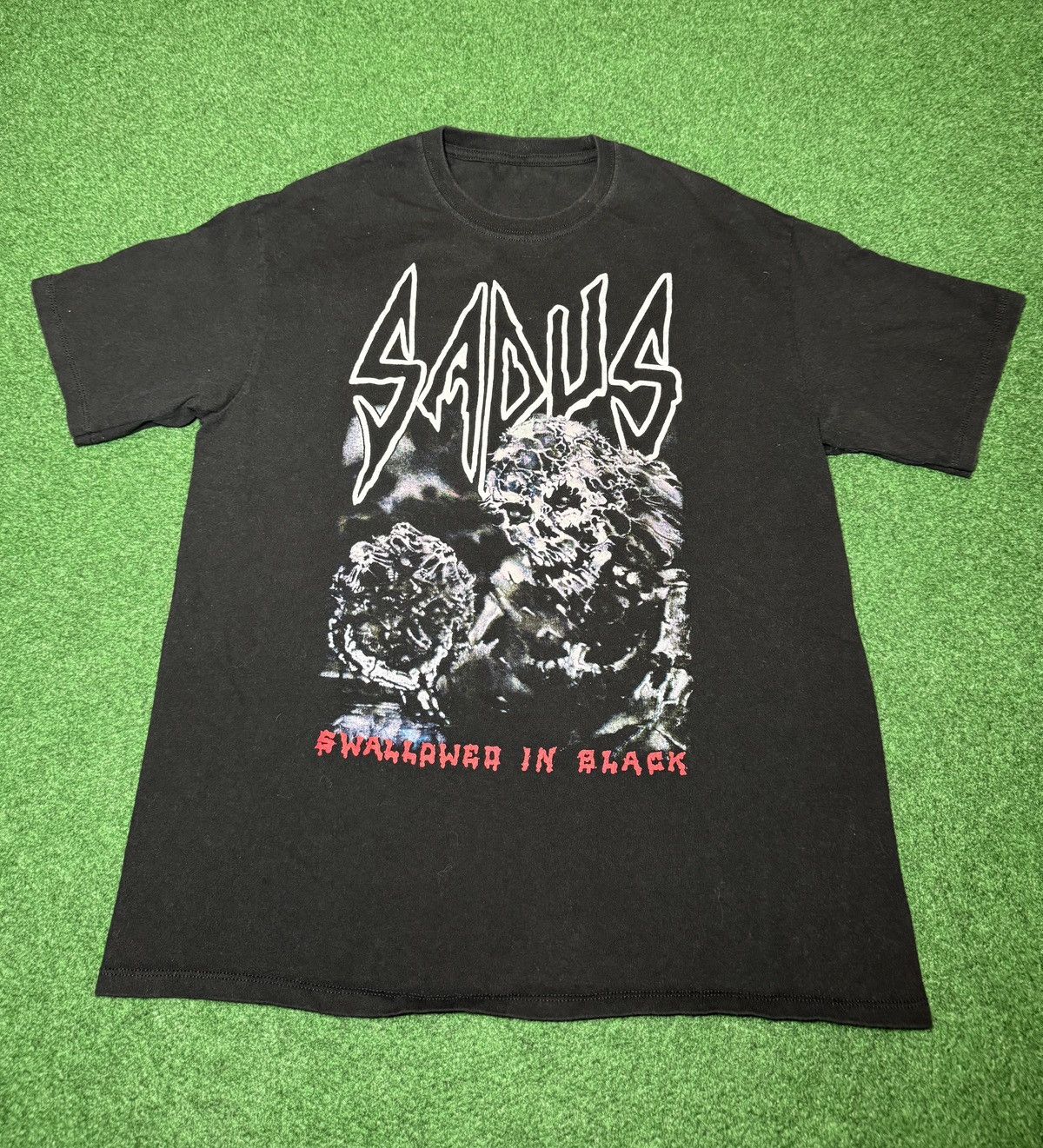 Band Vintage Sadus Thrash Death Metal 80s 90s Band Large T-Shirts, Hoodie, Sweatshirt