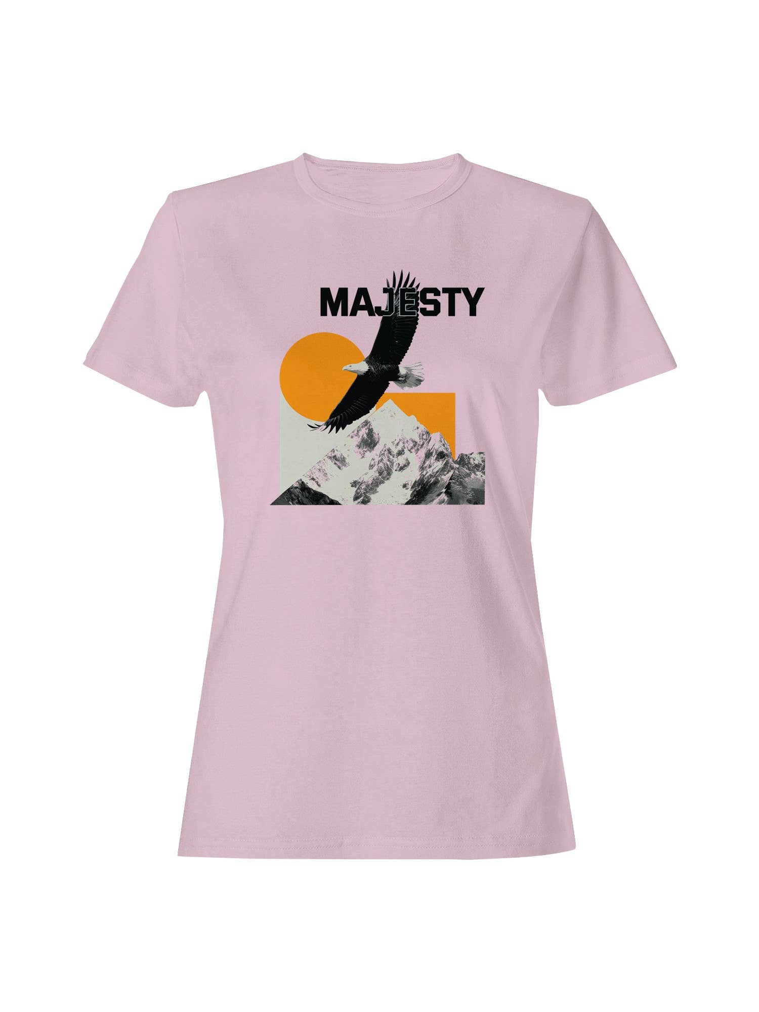 Majestic Eagle and Mountain Art Women's T-Shirt Hoodie, Sweatshirt | PodTeesHub.com
