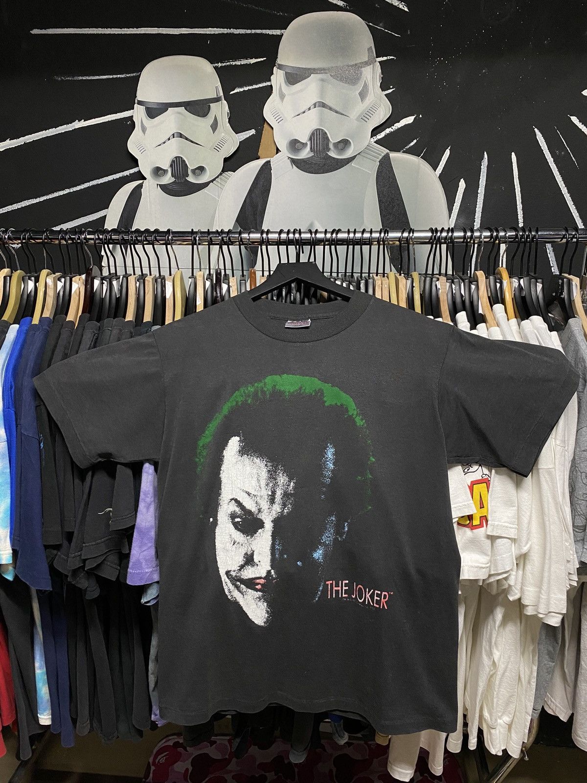 Vintage 80 S Joker Jack Nicholson Men S Tee Shirt Large Hoodie, Sweatshirt | PodTeesHub.com