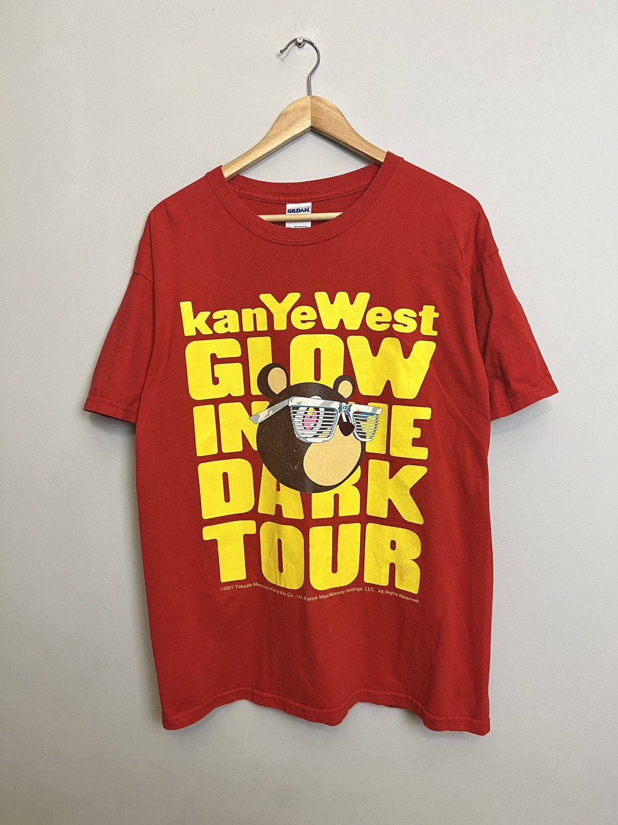 Rap Tees X Takashi Murakami Vintage 00s Kanye Daft Punk Glow Dark Murakami Rap Tee Rare Hoodie, Sweatshirt | PodTeesHub.com