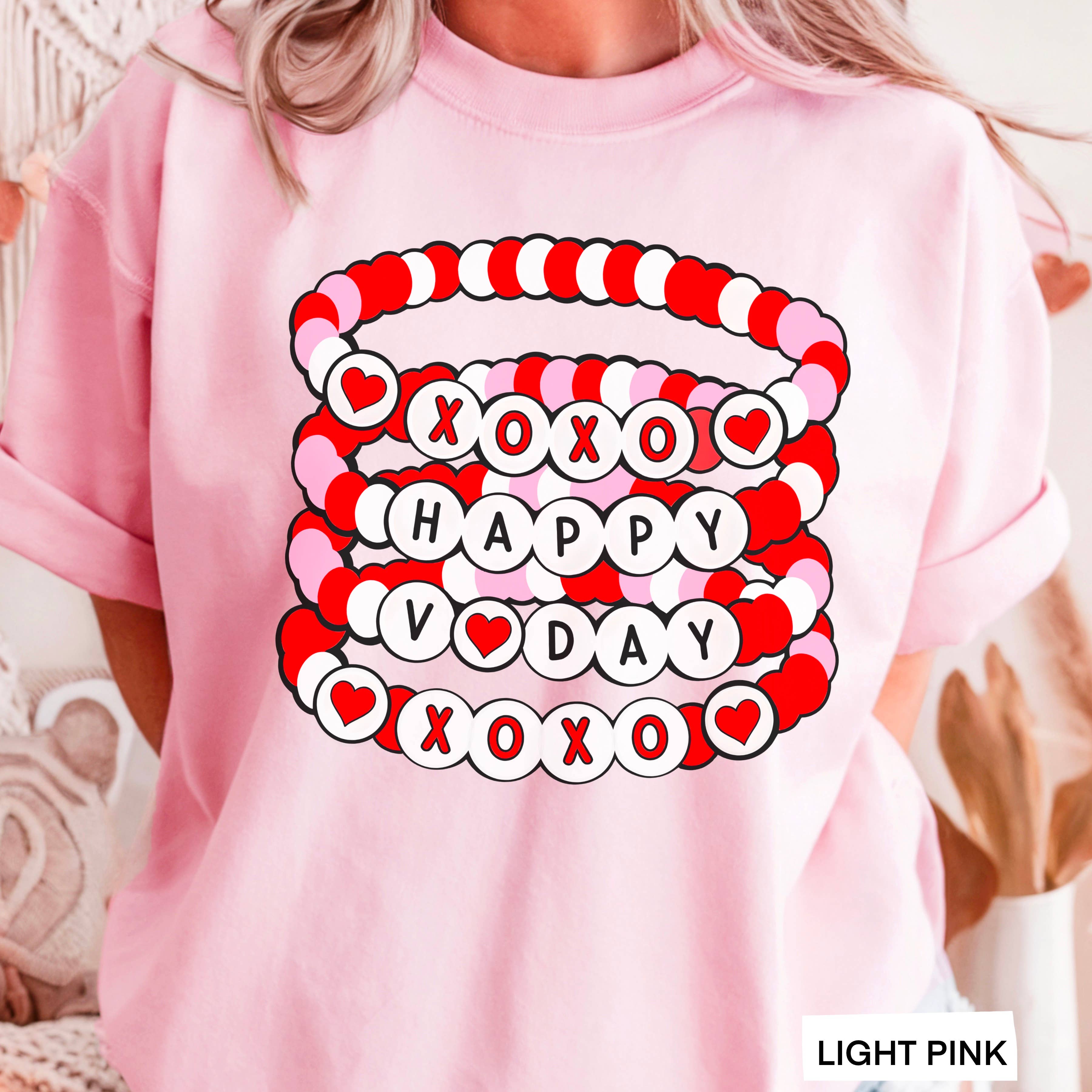 Valentines Friendship Bracelet Graphic Shirt | Gildan Hoodie, Sweatshirt | PodTeesHub.com
