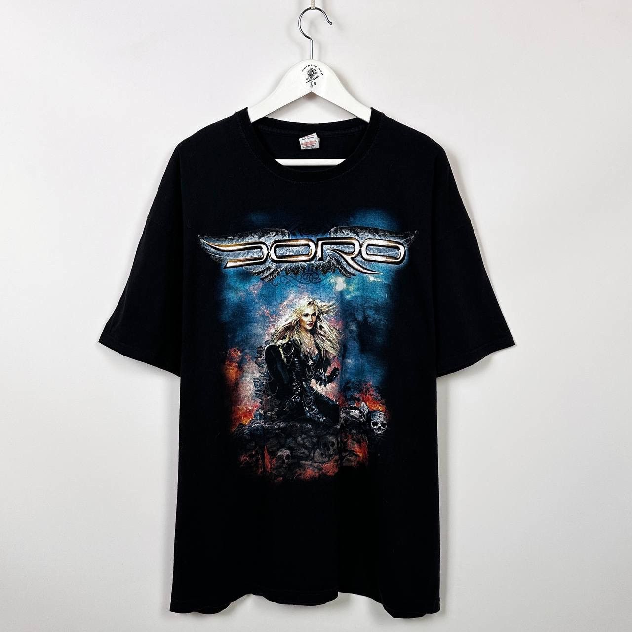 Vintage 00s Doro Strong And Proud 30 Years Heavy Metal Tee Hoodie, Sweatshirt | PodTeesHub.com