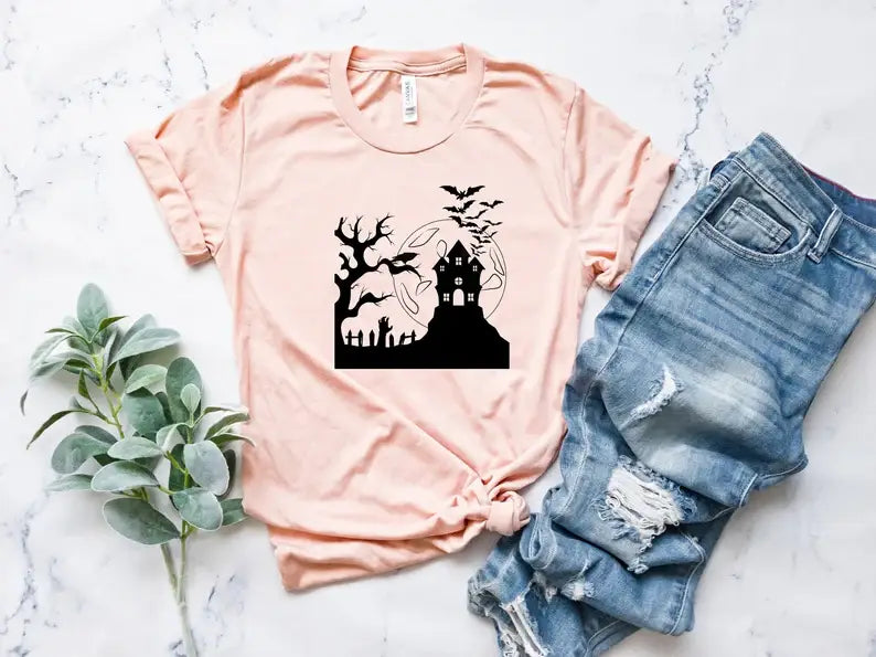 Just A Girl Who Loves Halloween T-Shirt Hoodie, Sweatshirt | PodTeesHub.com