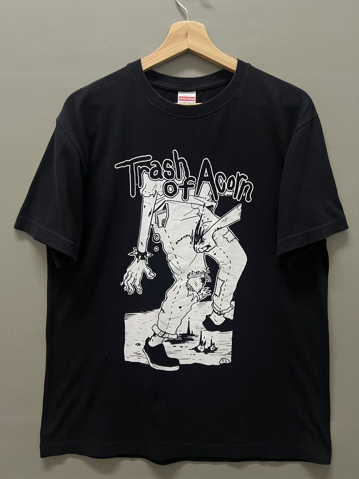 Japanese Brand X Punk And Yo Vintage Trash Of Acorn Punk Band Tee Hoodie, Sweatshirt | PodTeesHub.com