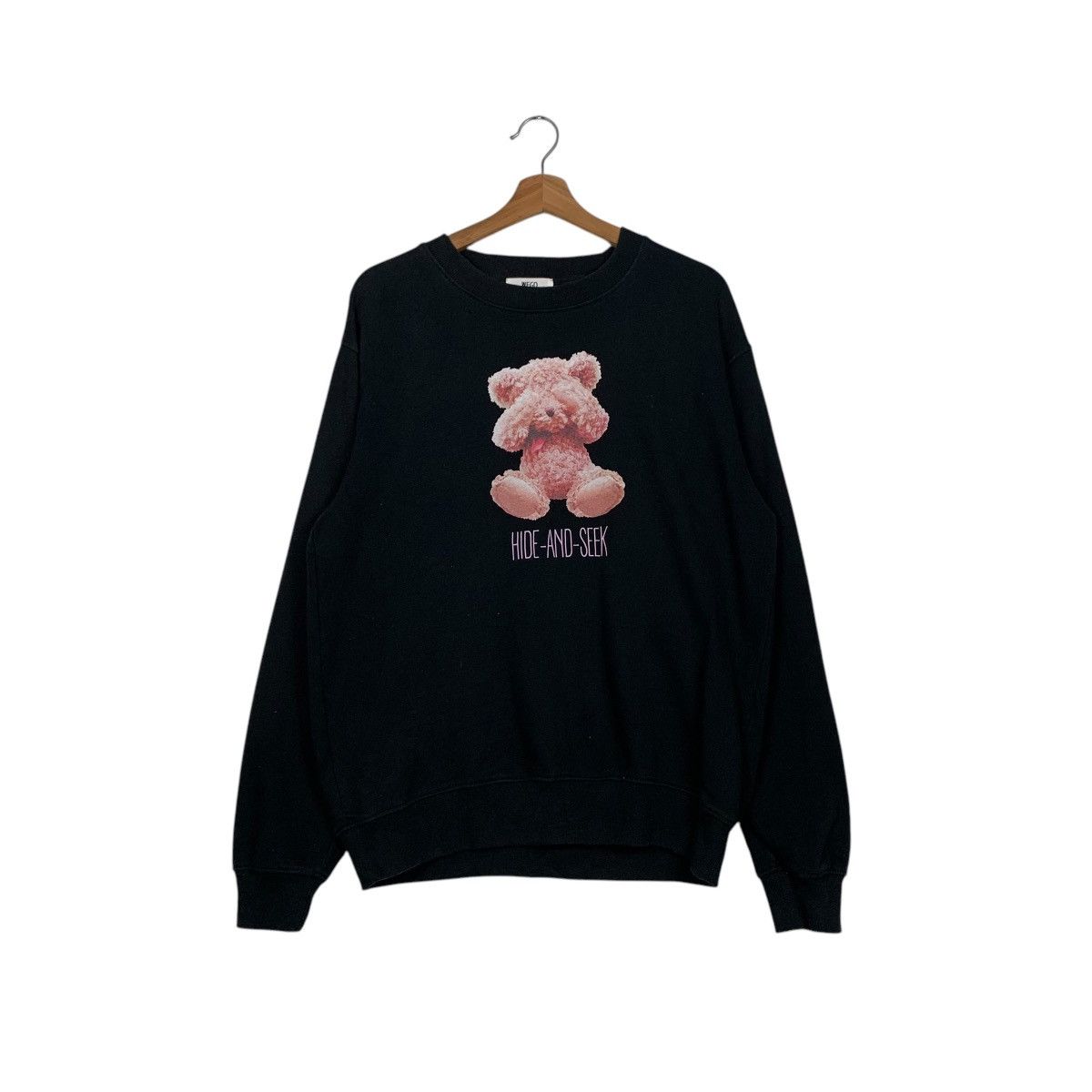 Hide And Seek Teddy Bear Graphic Sweatshirt 1741 C77 T-Shirts, Hoodie | PodTeesHub.com