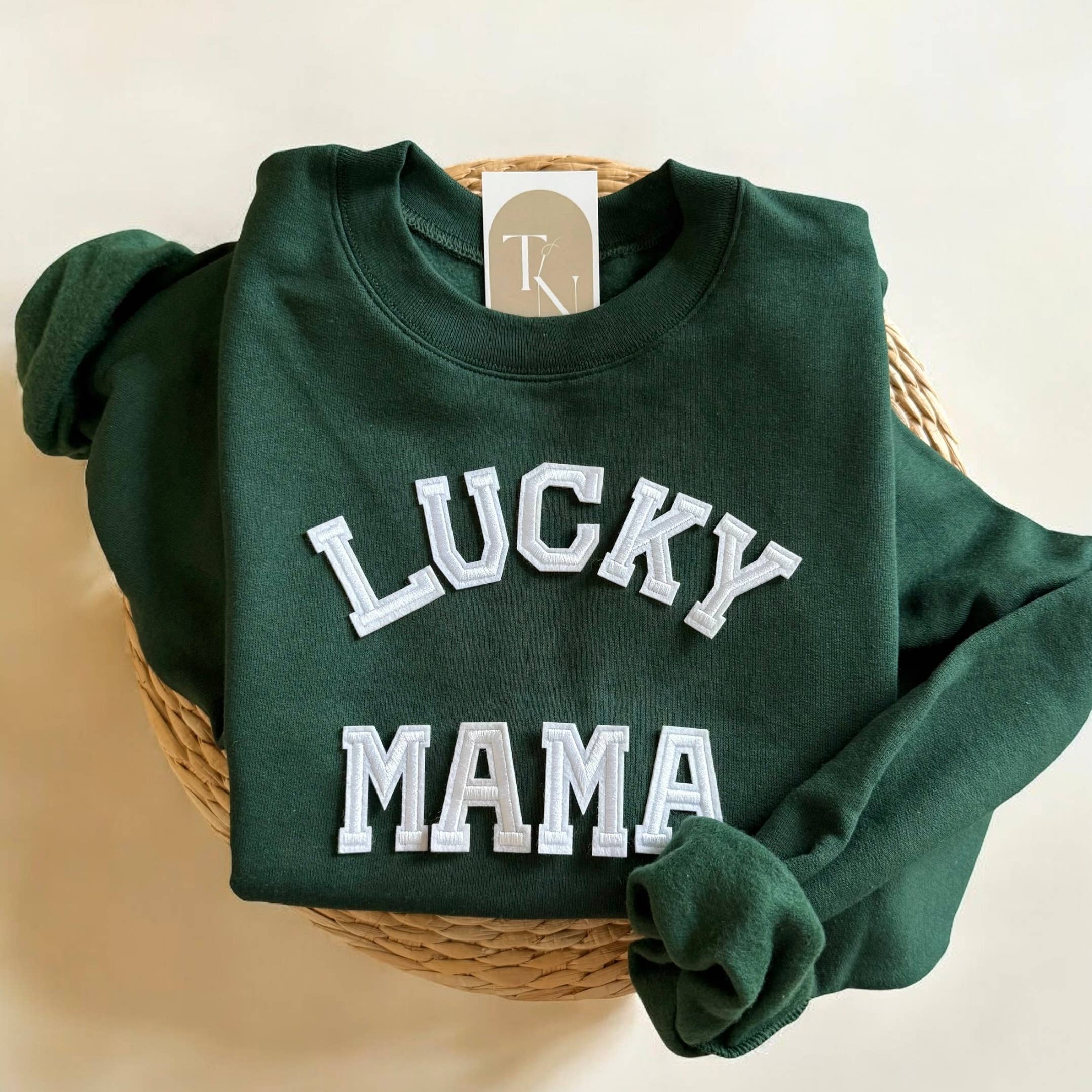 Lucky Mama St Patricks Day Sweatshirt T-Shirts, Hoodie | PodTeesHub.com