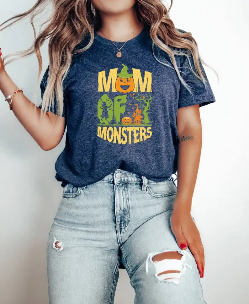 Mom of Monsters T-Shirt Hoodie, Sweatshirt | PodTeesHub.com